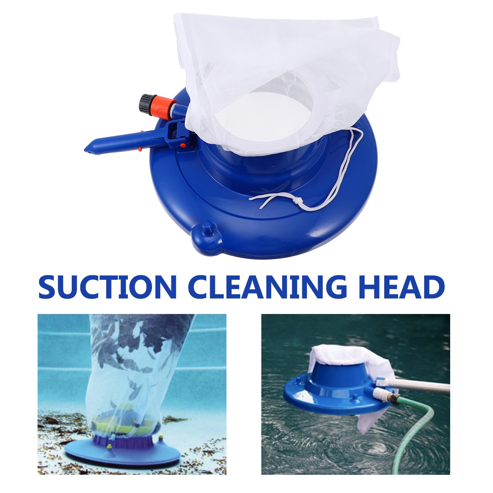 Tête D’aspiration Portable pour Piscine, Nettoyage Sous-marin Léger