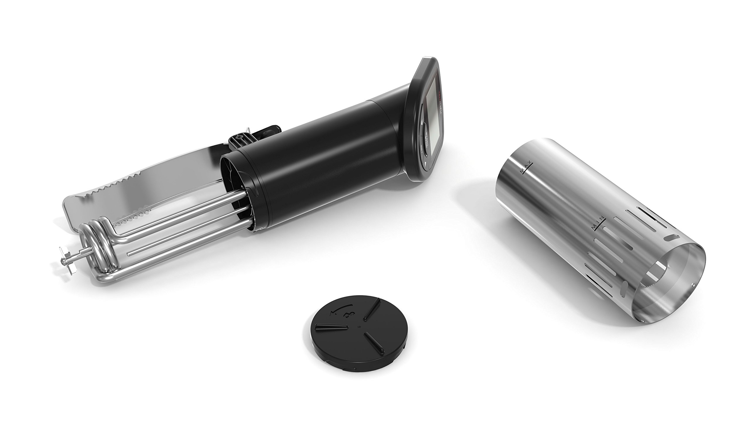 Tfa Dostmann Tfa 14.1550.01 Sousmatic Sous Vide Garer, 1200 W, 25 Litri, 0 Decibel, Stainless Steel, Nero, Taglia Unica