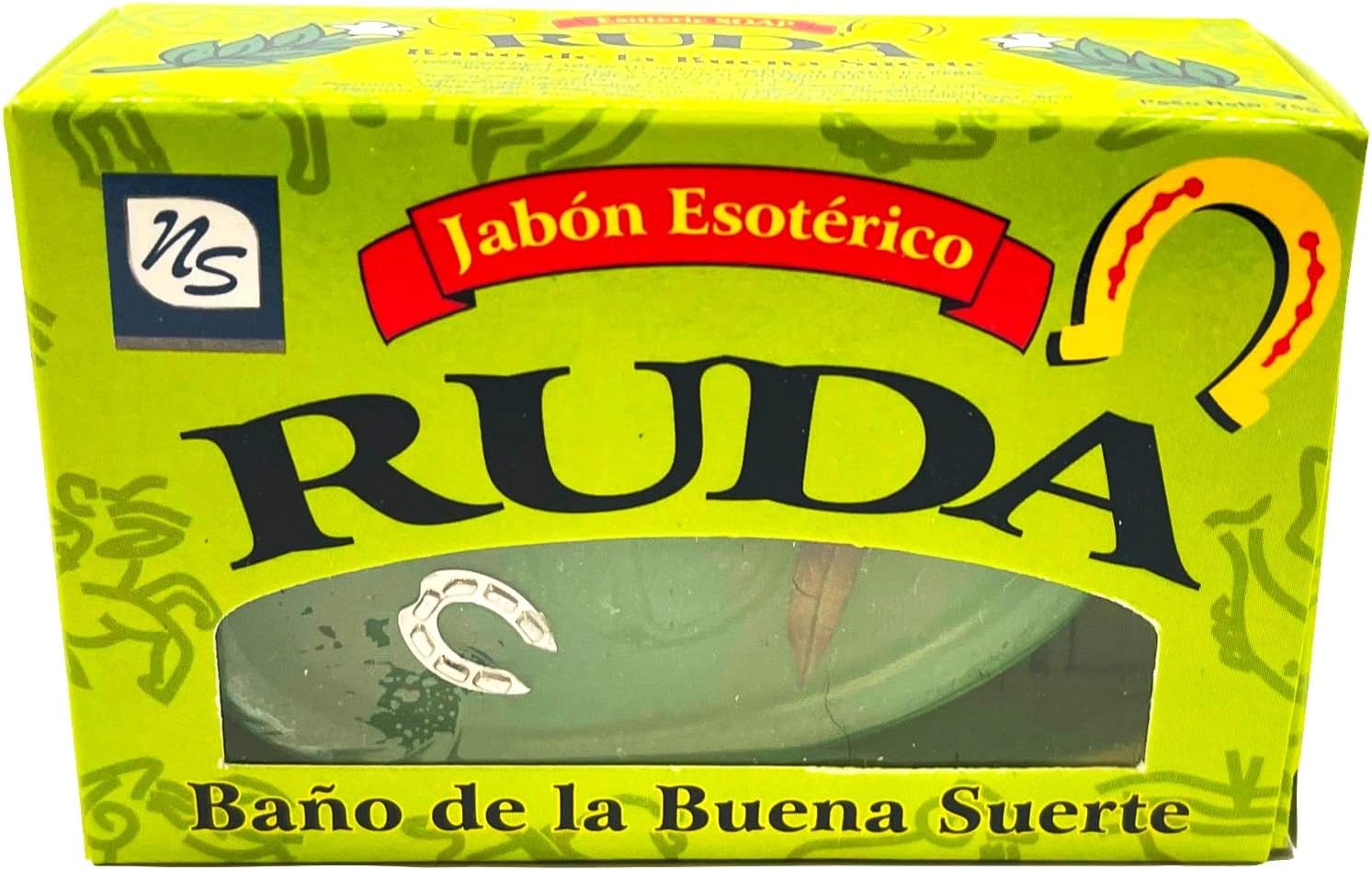 Nuestra Salud - Rue Herb Soap Bar - Gentle Moisturizing Action for Hand, Face, and Body - 100% Natural and Organic Soap for Healthy Skin