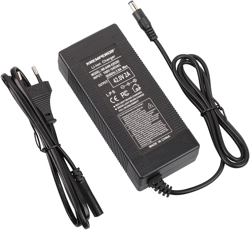 caricatore bici elettrica 42v per 36V batterie biciclette elettriche caricabatterie…