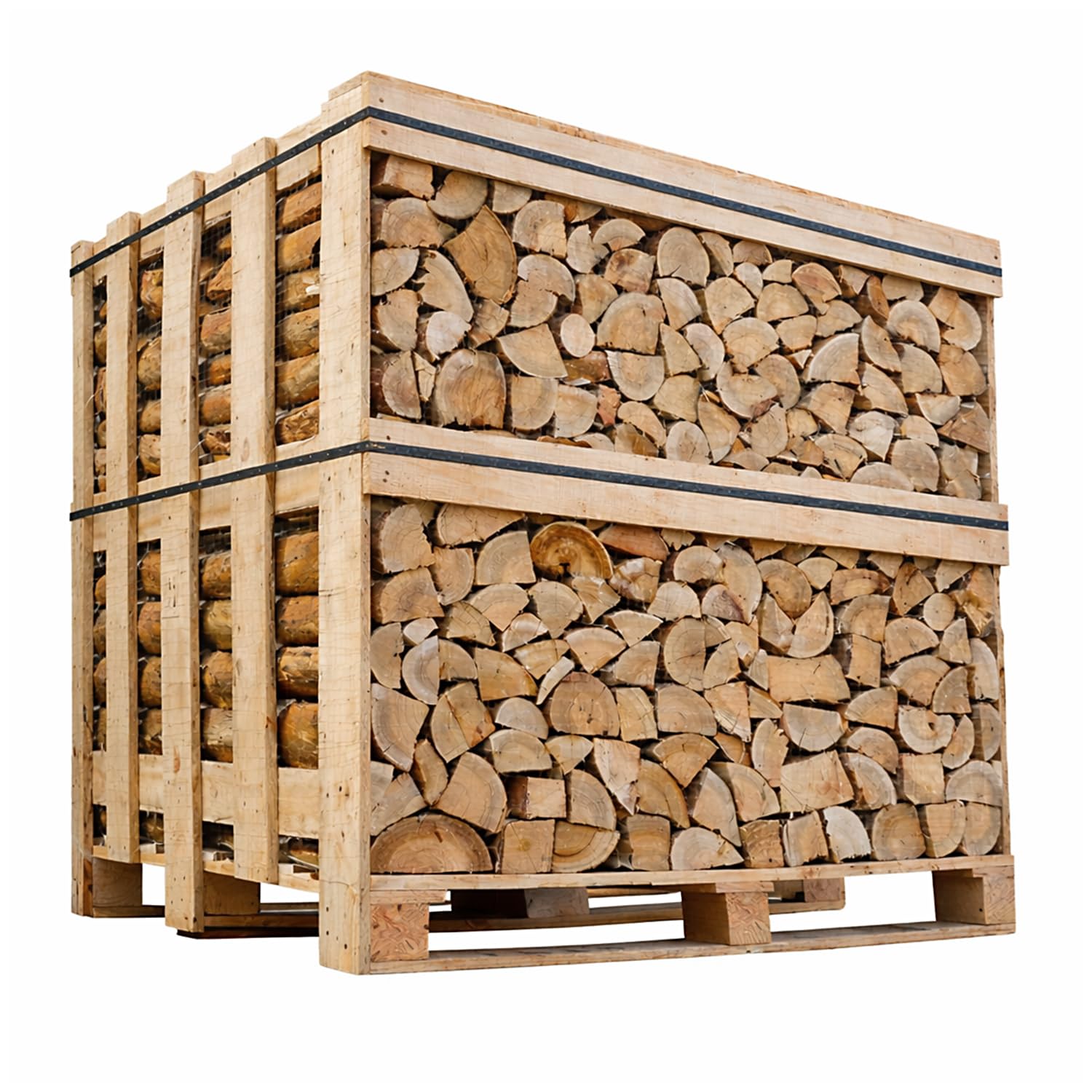 Ecoblaze Kiln Dried Premium Hardwood Full Crate Ready To Burn Logs 1200L from B&Q