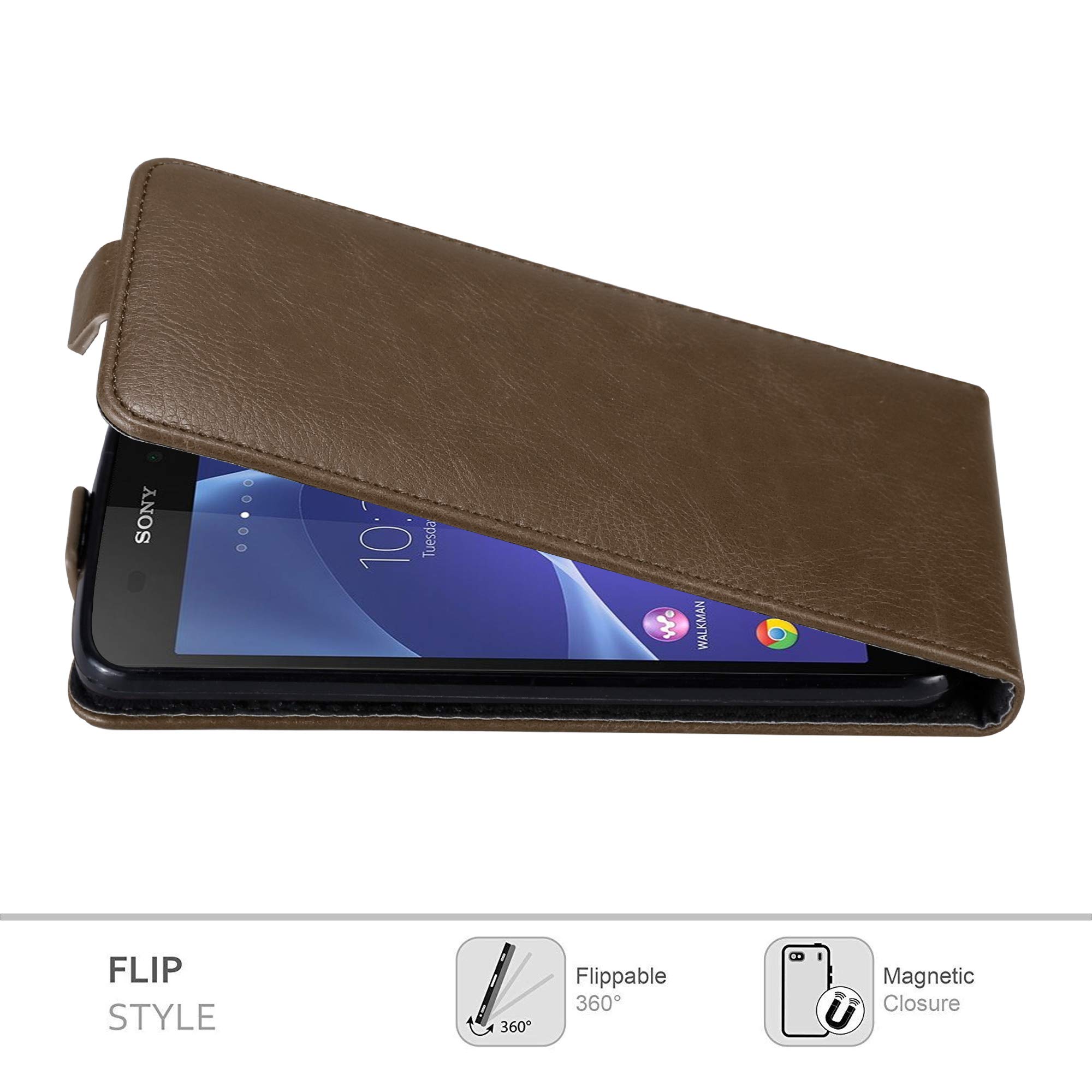 Cadorabo Custodia per Sony Xperia XA Book Cover (Sony Xperia XA