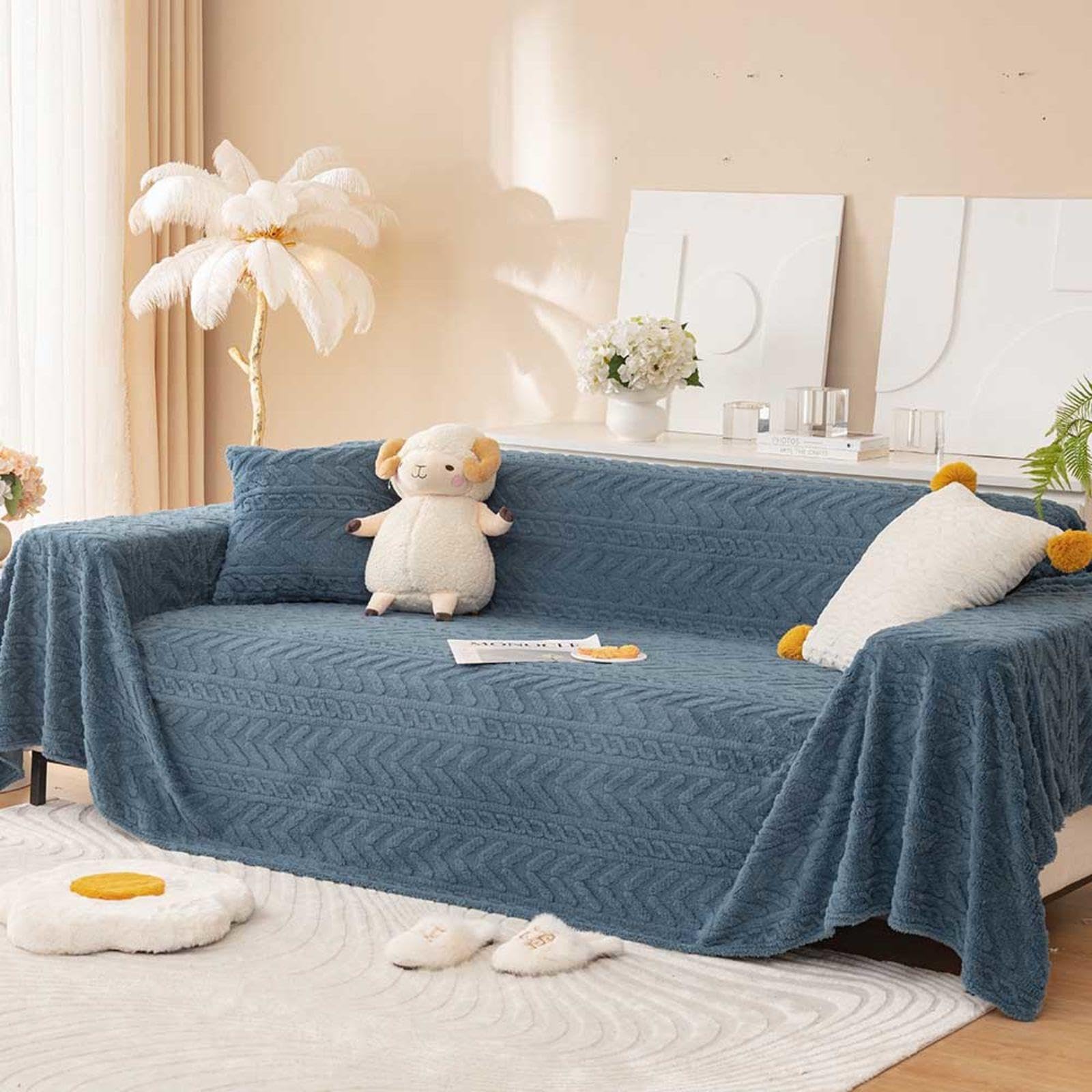 Extra Large Sofa Throws for 4 Seater Sofas 180x420cm — image 1