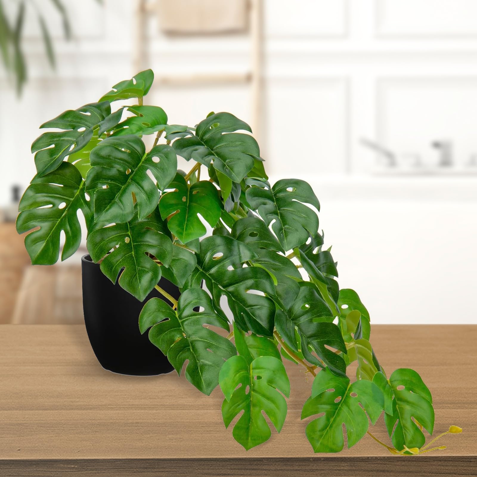 Amazon.de: Knstliche Pflanzen Wie Echt - Knstliche Pflanzen im  Keramiktopf, Tropical Monstera Deko Pflanzen Kunstpflanzen im Topf,  Knstlich Zimmerpflanzen mit Tpfen fr Tischdeko Bro Schreibtisch  Wohnzimmer
