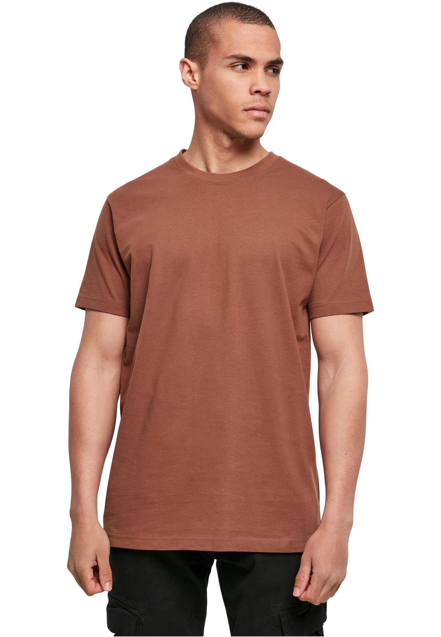 Build Your Brand Mens By004 T-Shirt, Bark, XS UK