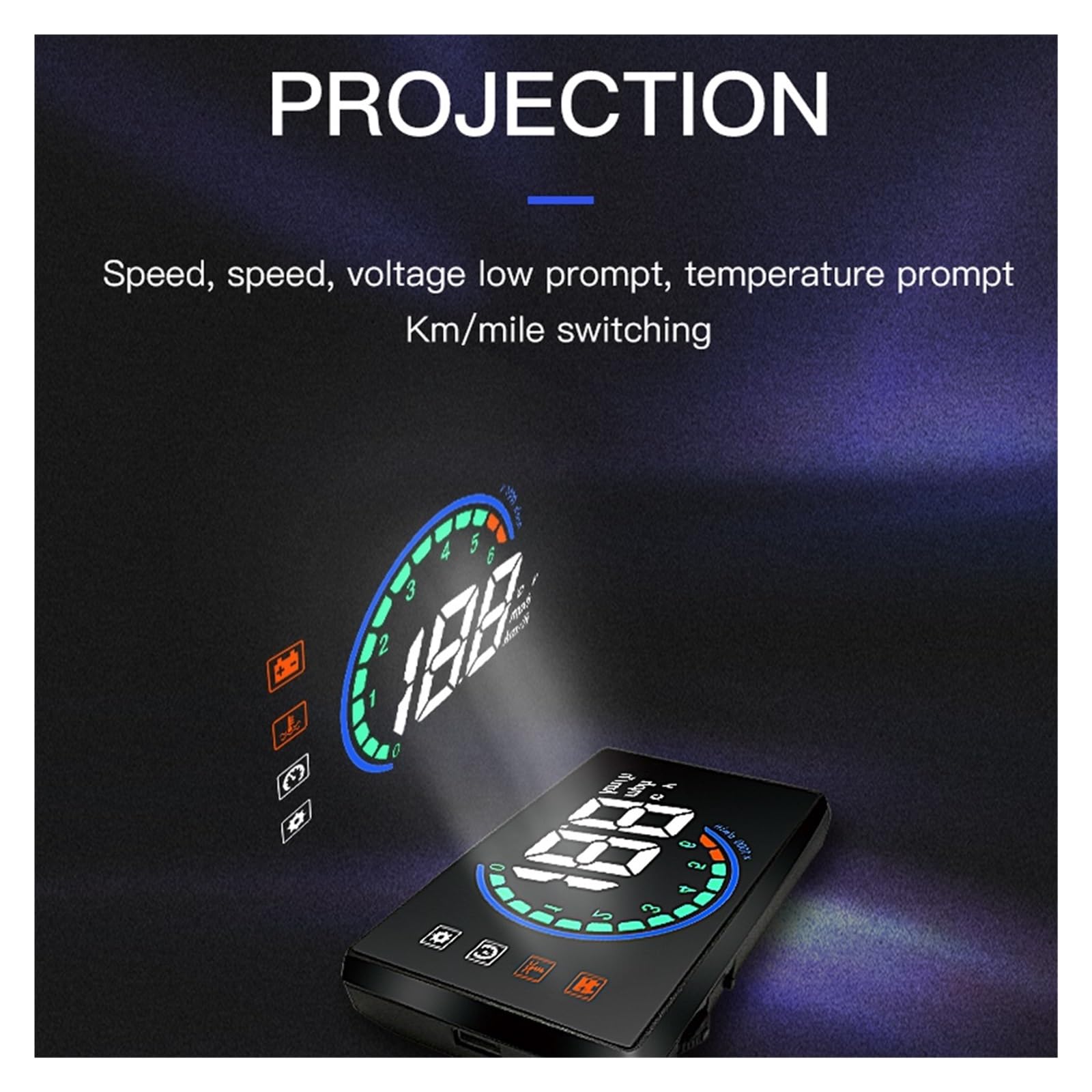 OBD2 Hud Head Up Display Velocímetro Parabrisas Proyector Aparatos Electrónicos For Coche