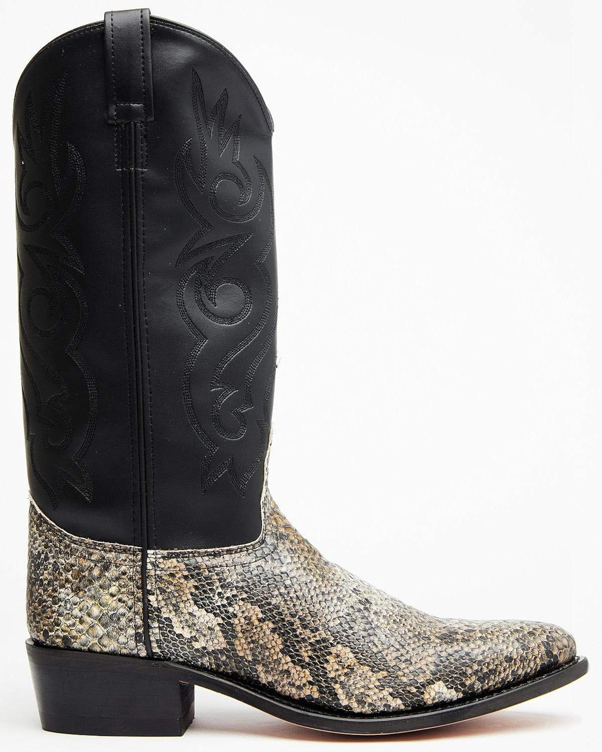 western style snake boots