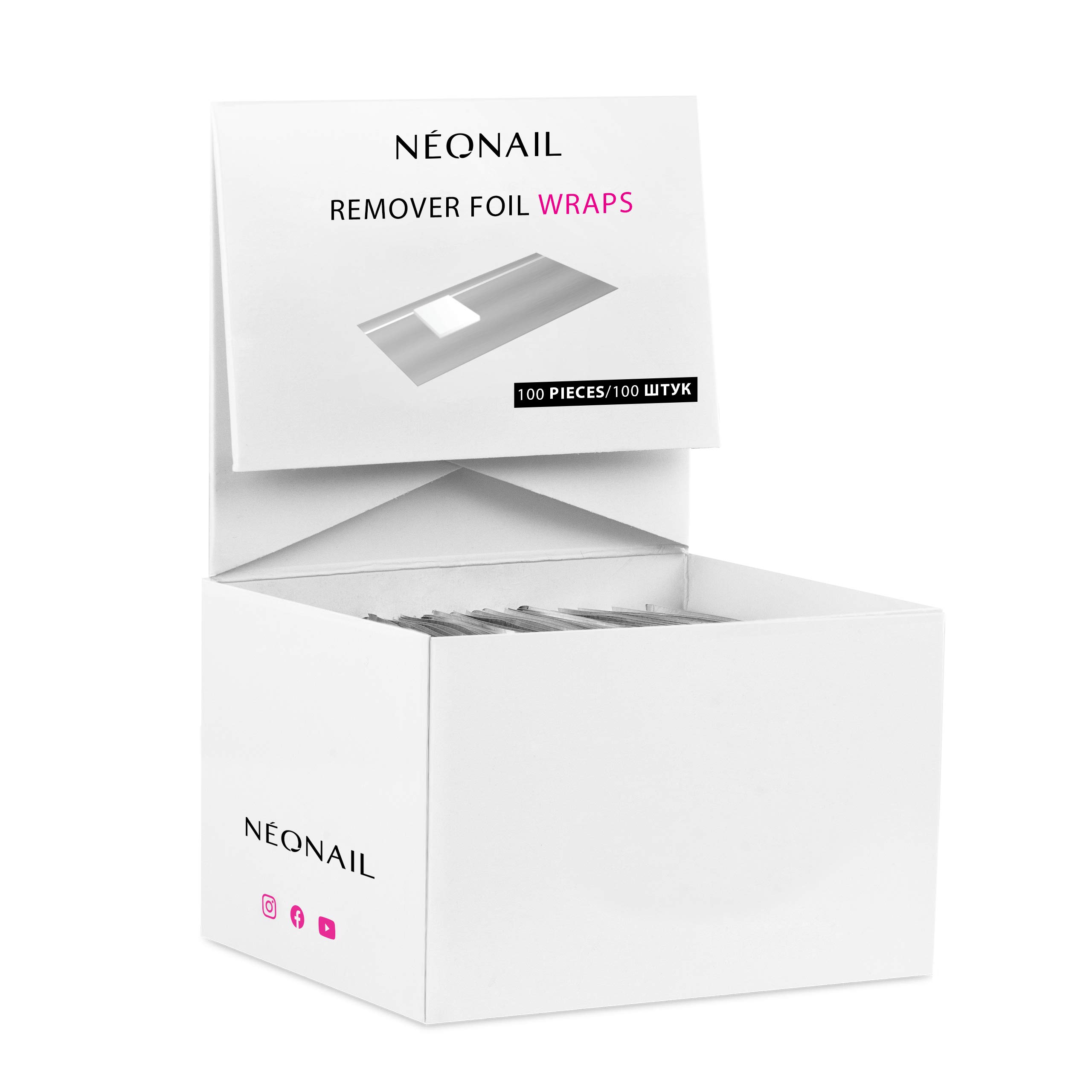 NÉONAIL Foil Nail Wraps - 100 Stk.