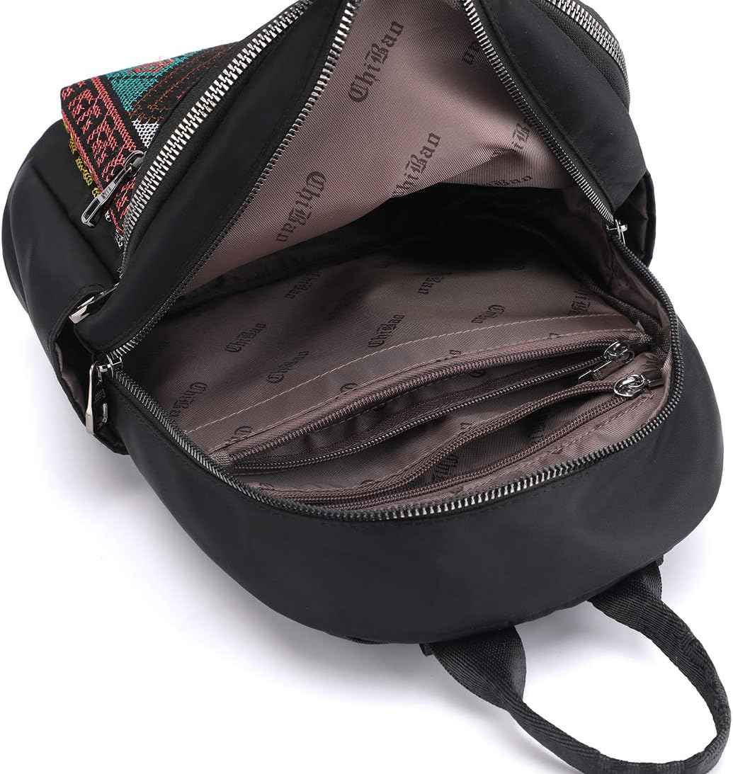 Collsants Small Nylon Backpack for Women Lightweight Mini Backpack Purse Travel Daypack (SH) - Image 5