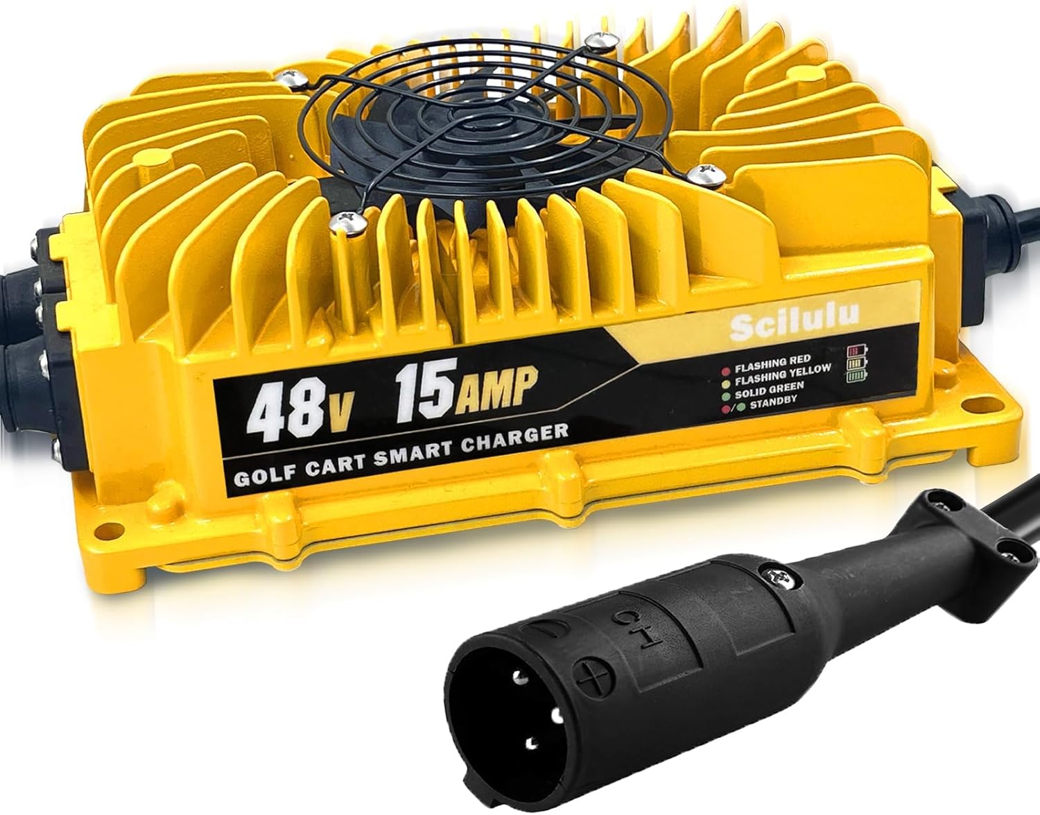 Scilulu 48 Volt Golf Cart Battery Charger,15AMP Club Car