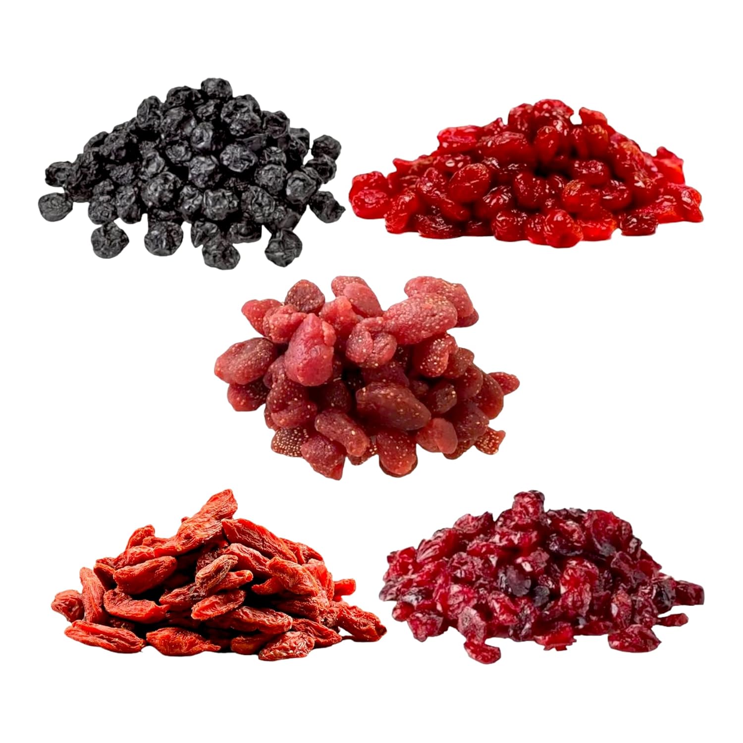 Dry Fruit Hub Dried Berries Mix 500gms Pack Of 5 Dried berries combo