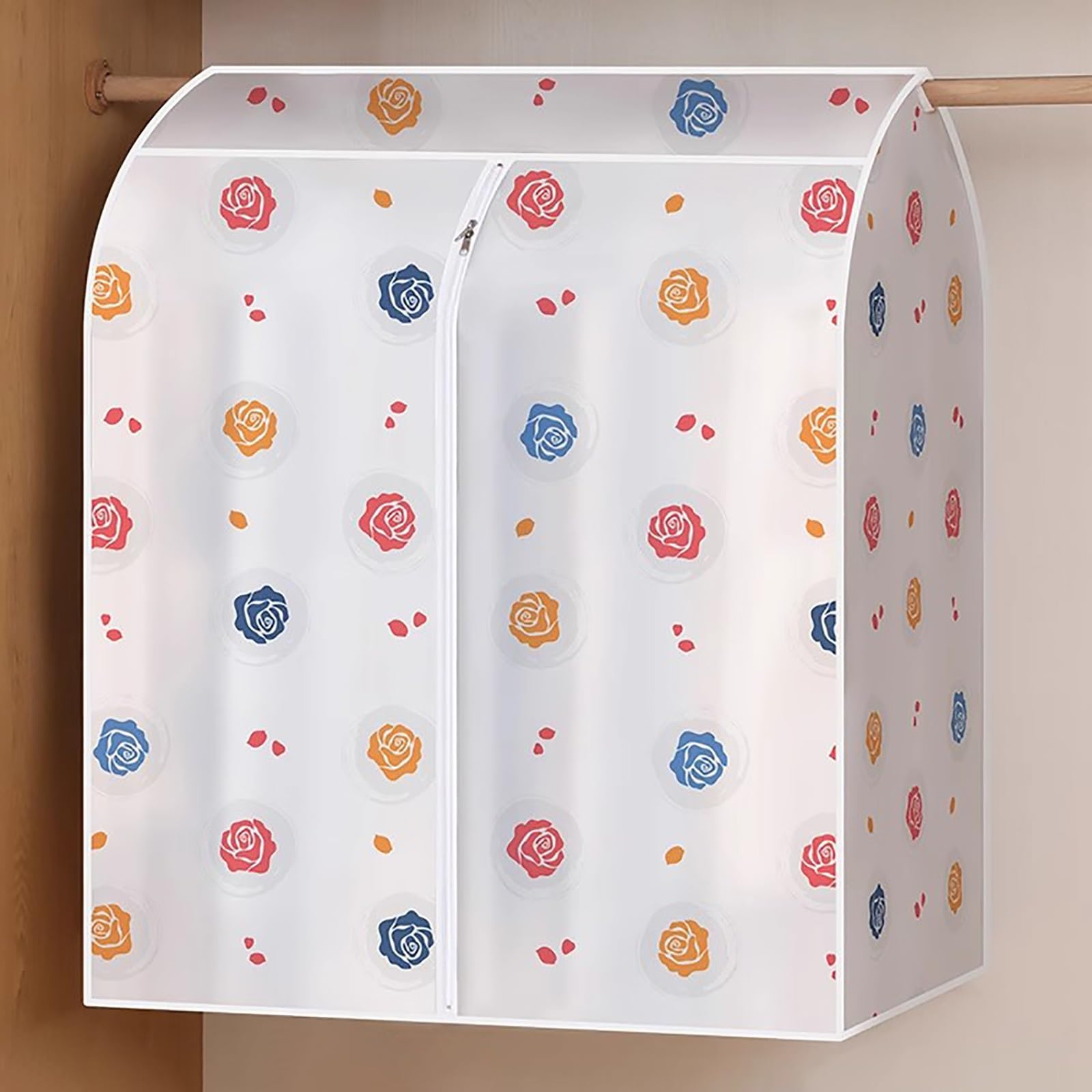 vfdaSWQQ Coat hanger cover, Clothes Storage Bag with Zipper, Sealed, Suitable for T-shirts, Jackets, Coats(60 * 50 * 90cm/24 * 20 * 35in)