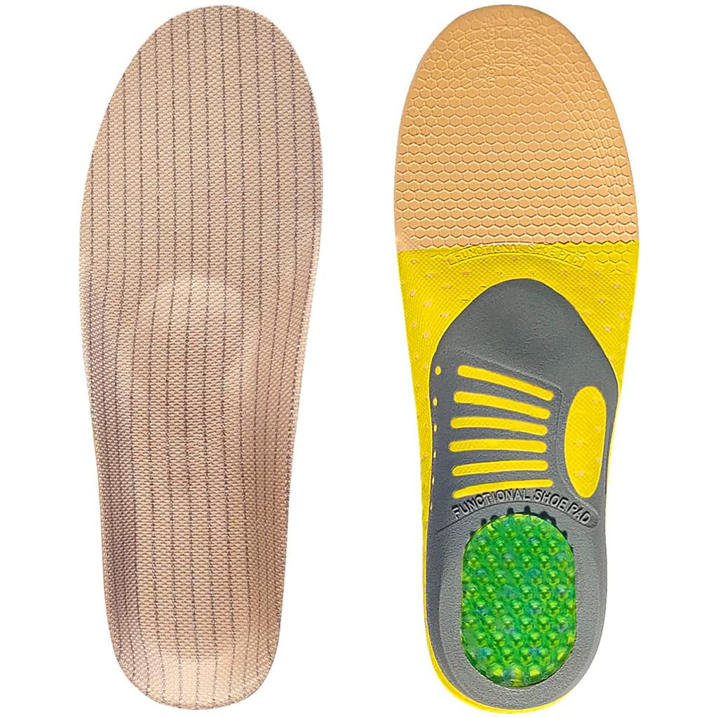 Optifit® Orthotics Insoles For Shoes Men Women, Breathable EVA & Gel Sport Insoles for Flatfeet, Cushioning Shoe Insoles for Walking, Running, Sports Shoes, Absorb Sweat & Anti Odor (Size: 2-6 ) (B0CDGXZ5M7) Amazon Price History, Amazon Price Tracker