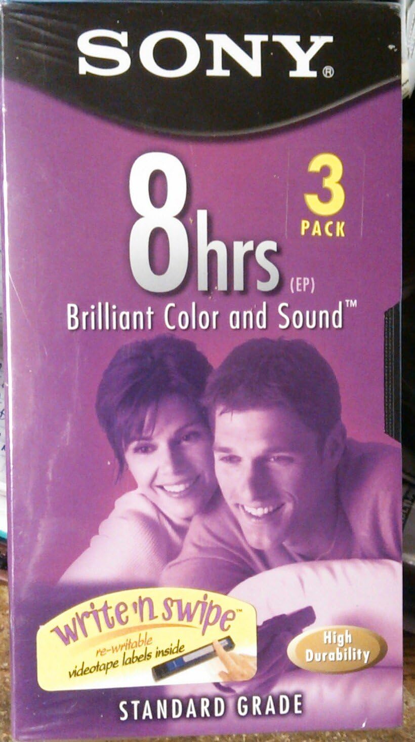 Sony T-160vl/wa Video Cassette (3 Pack)