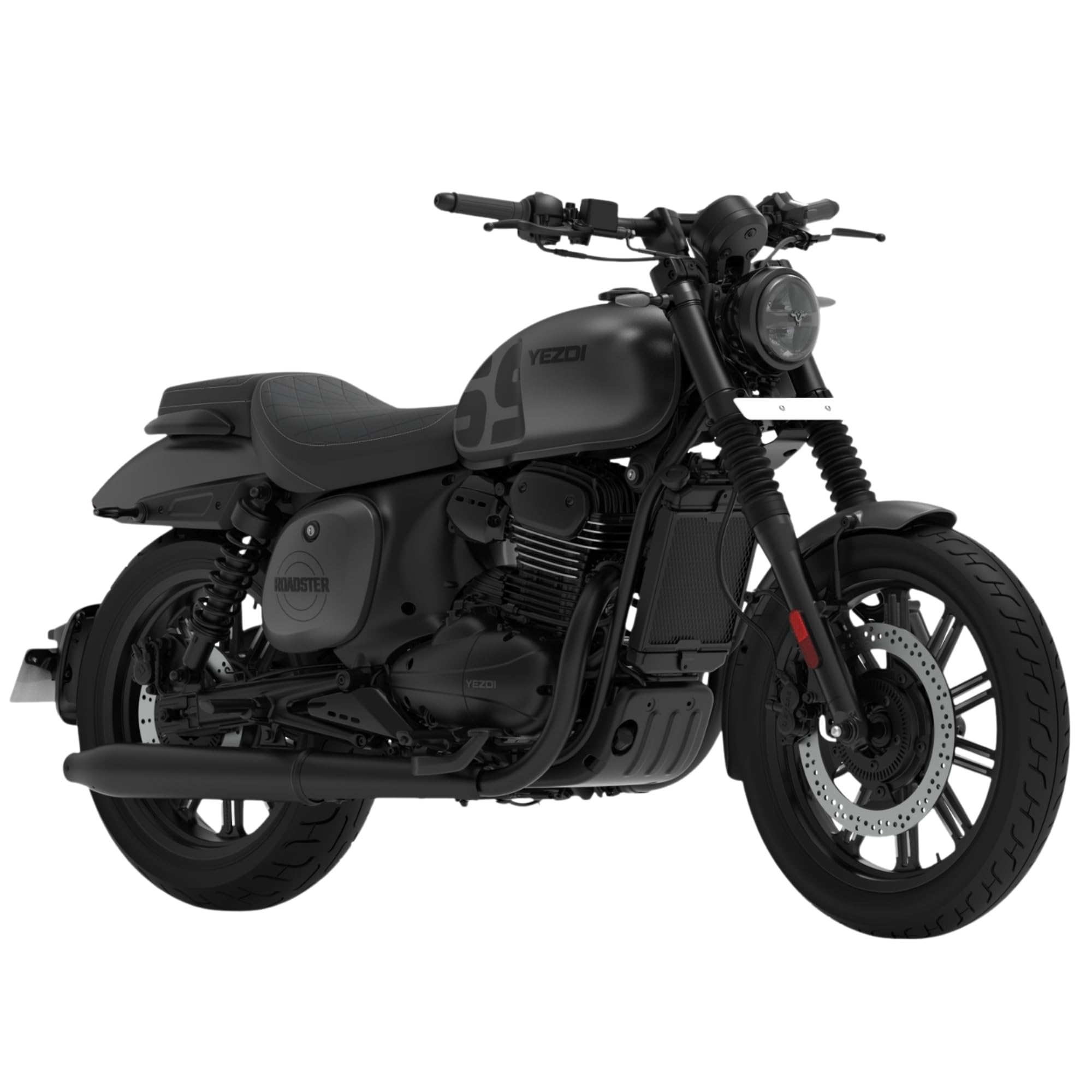 YEZDI Roadster Disc Bike Shadow Black Alloy Wheels Booking for Ex-Showroom Price-image-29