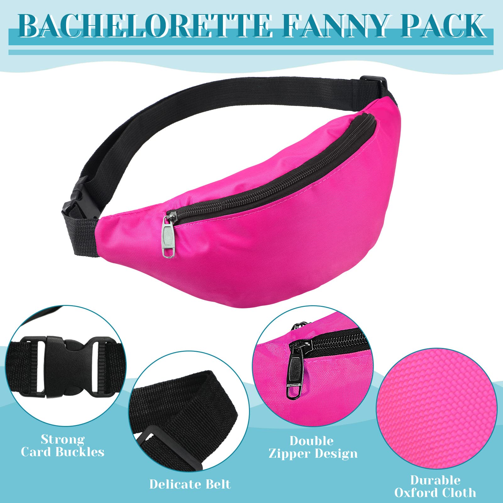 48 Stück Neon-Gürteltasche, verstellbare Hüfttasche, Gürteltasche, Training, Laufen, Hüfttasche für Reisen, Party, Festival, Laufen, Wandern, 12 Farben, Mehrfarbig, Gürteltasche