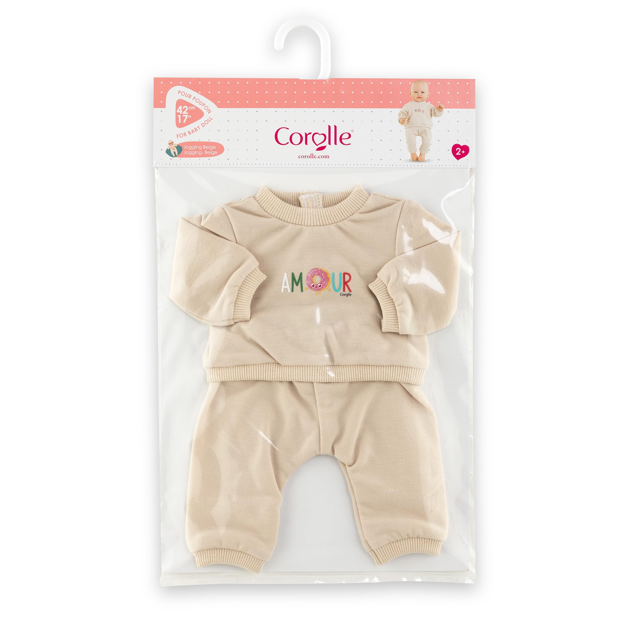 Jogging Promenade Corolle Pour Poupée 42 Cm – Pantalon, Sweat, Accessoires