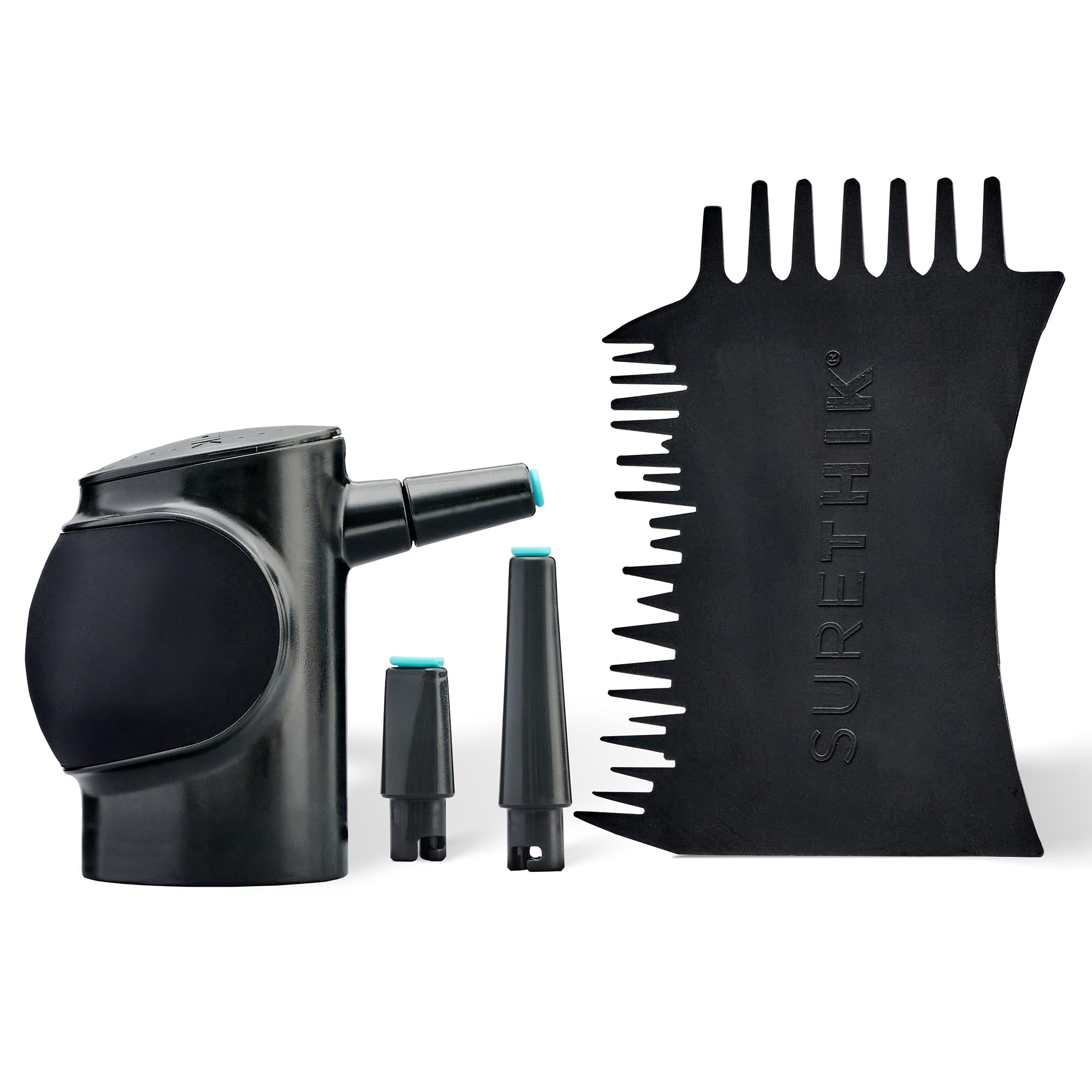 SURETHIK Hair Fiber Applicator Toolkit - Twist-On Pump Applicator & Hairline Tool - Essential For Men & Women - Compatible For SURETHIK Hair Fiber Bottles Only