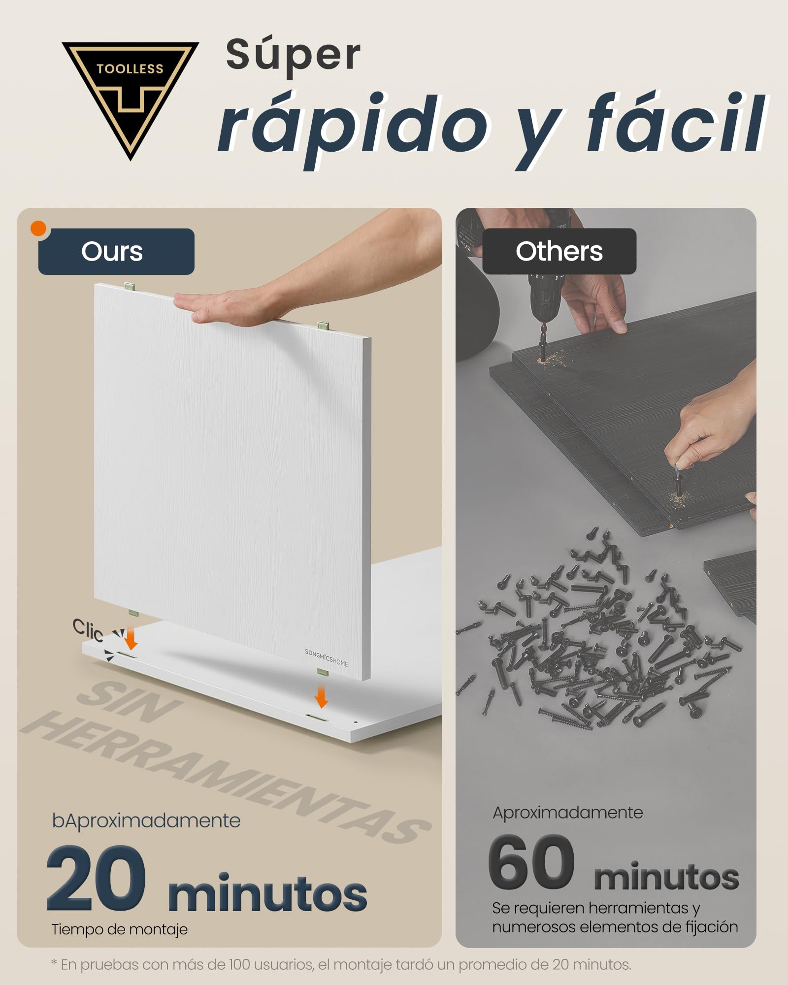 SONGMICS Home Zapatero con 2 Puertas Abatibles, Montaje Súper Rápido Sin Herramientas Toolless, Mueble Zapatero Estrecho, Separadores Ajustables, Moderno, Blanco Nieve LBC228WE01