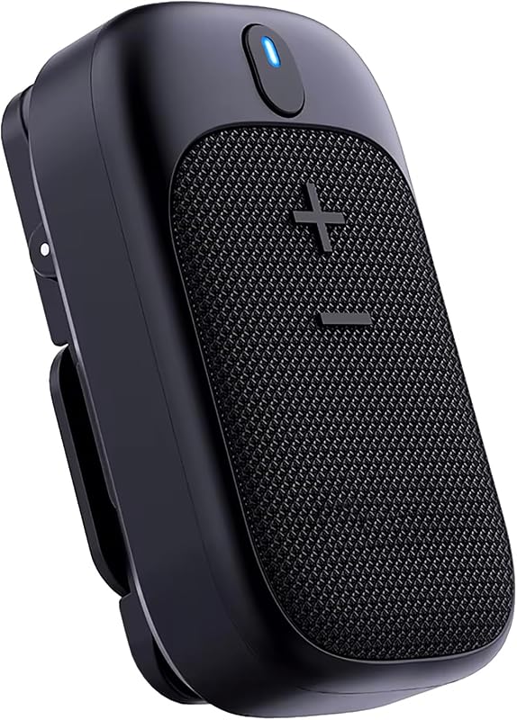 Portable Bluetooth Speaker Clip-On Compatible with Amazon Fire HD 10 (2019) Wireless IPX5 Quick Stereo & Mic Setup Magnet Mount/ 18 Hours+ Indoor/Home/Party/Outdoor/Beach/Travel