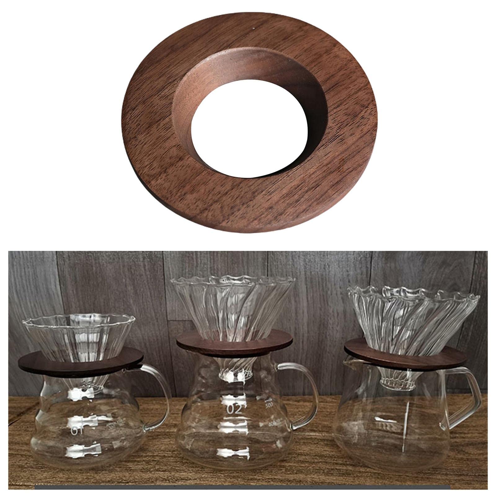 Soporte portátil de madera para filtro de café, 5 unidades, estilo A