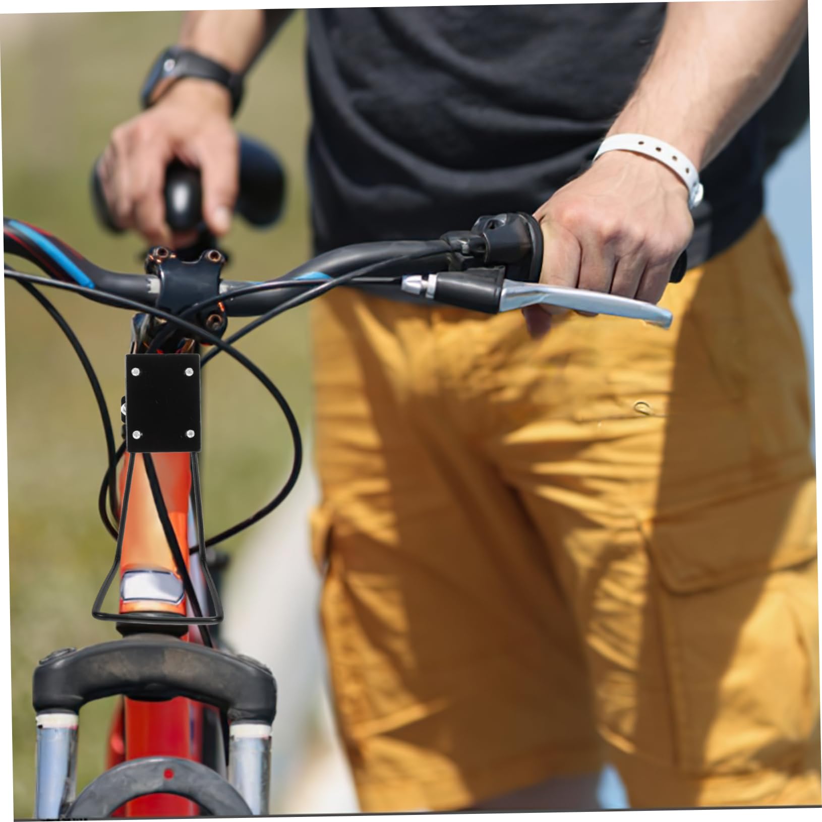 Sosoport Porta per Bicicletta Forniture per Ciclismo per Bici Portapacchi per Ciclismo Portapacchi in Metallo Porta per Biciclette Porta per Ciclismo Ripiano per