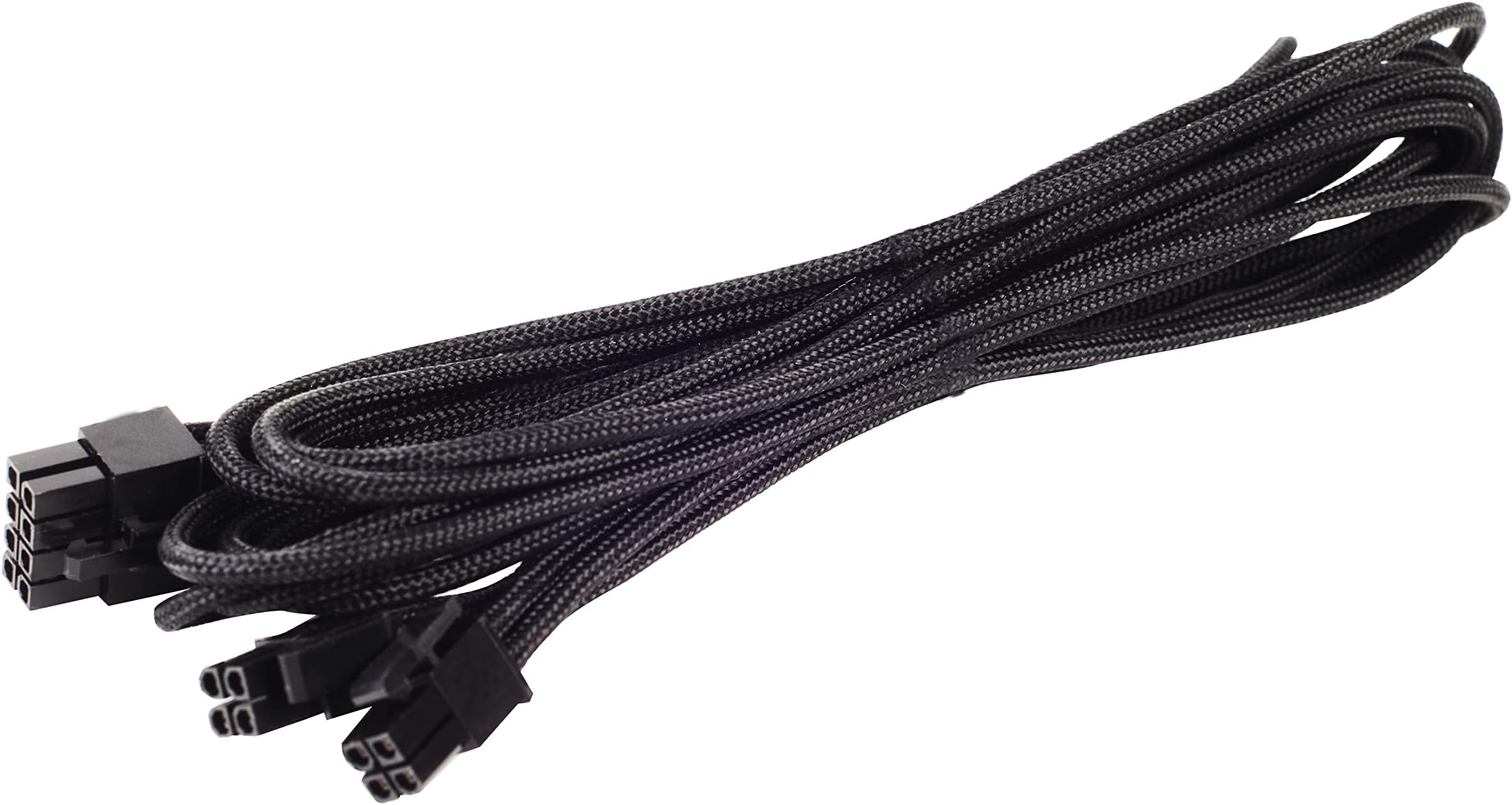 SilverStone Black Sleeved PSU Cable for One EPS/ATX 12V 8-Pin Adapter 550mm long PP06B-EPS55