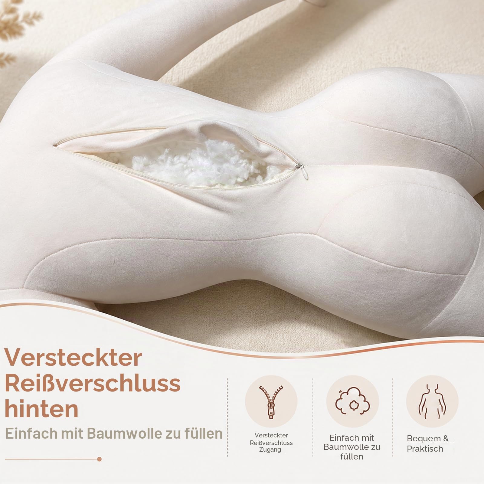 5,2 FT Menschenförmiges Wurfkissen Puppen Haut Volle Größe Plüsch Puppen Freundin Geschenke für Männer DIY Damen Kleidung