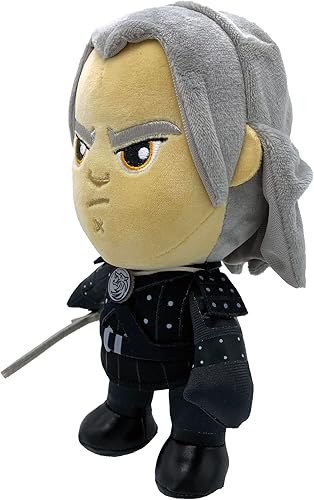 Miniatura 2 de JINX Netflix's The Witcher M8Z Geralt - Figura de peluche de 8 pulgadas para fanáticos de todas las edades