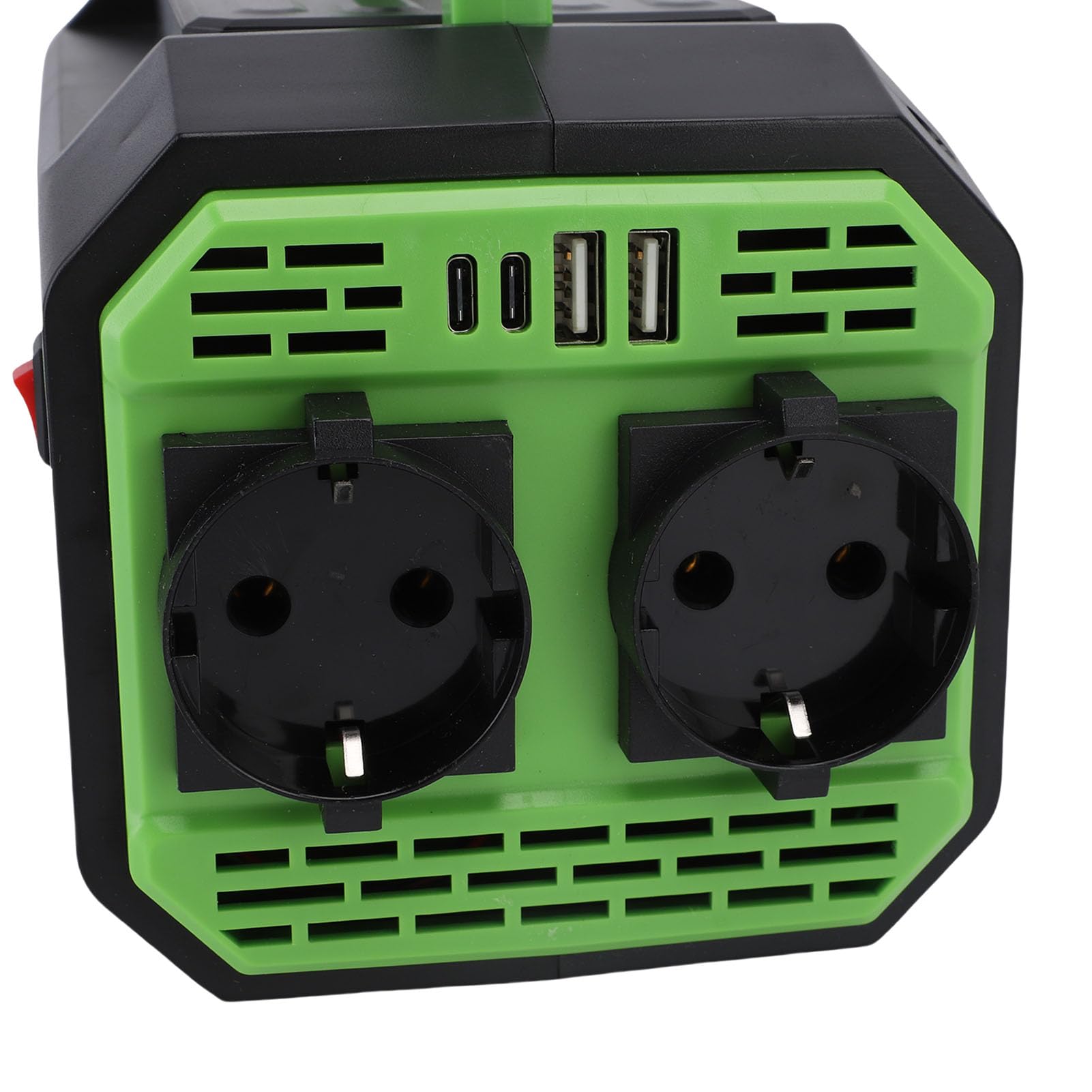Generic Przetwornica Samochodowa 300 W Kompaktowe Szybkie ładowanie AC 220 V do Podróży Na Zewnątrz Kemping ABS 2 USB 2 Typ C