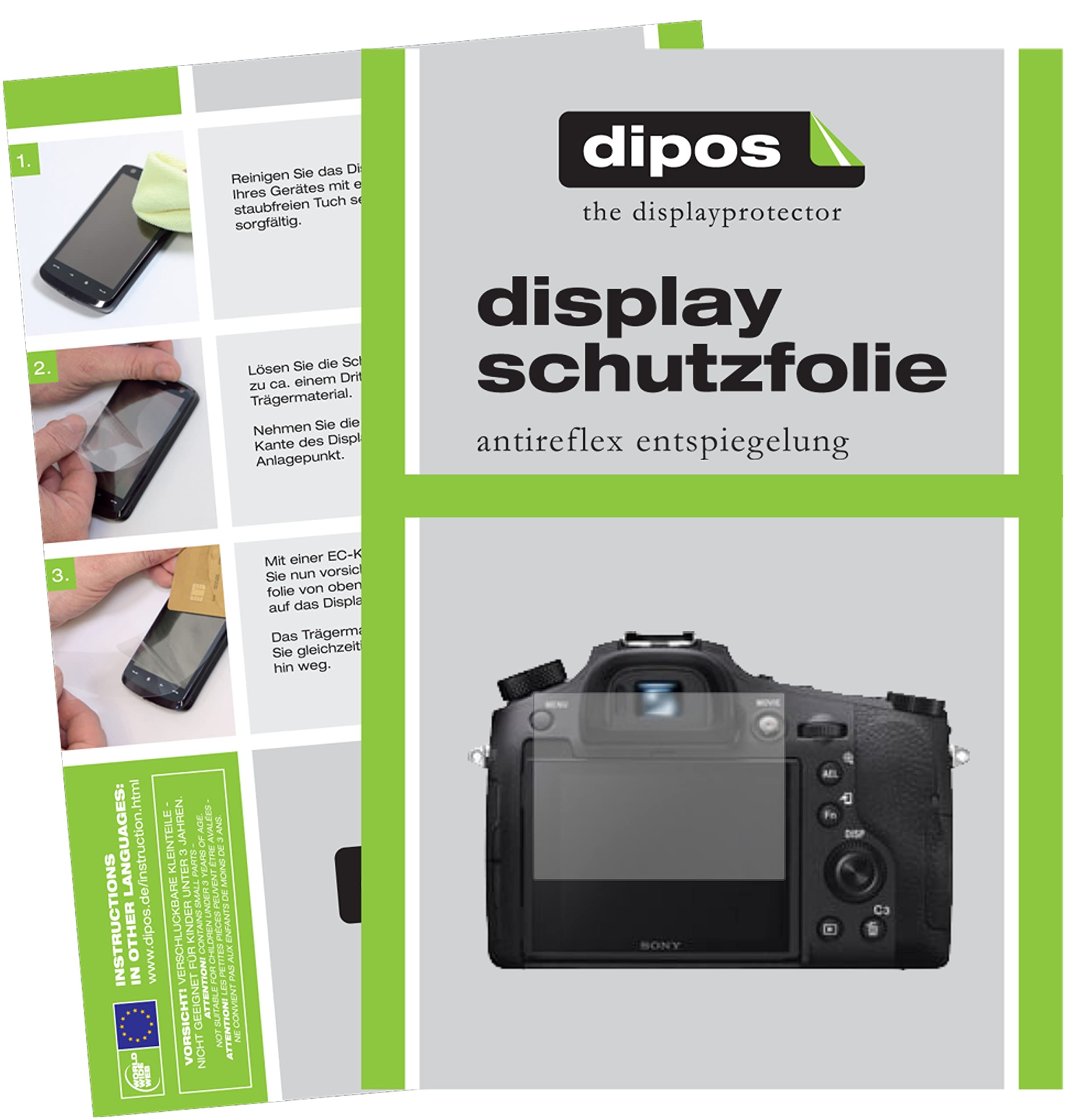 brotect Pellicola Protettiva Vetro per Sony Cyber-Shot DSC-RX100 IV Protezione Schermo [Durezza Estrema 9H, Chiaro