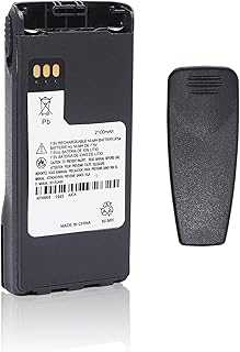 IFREQTECH NTN9858A 7.4V 2100mAh NI-MH Battery for Motorola XTS1500 XTS2500 PR1500 MT1500 Walkie Talkie NTN9815 NTN9858 Replacement Battery with Belt Clip(OEM Without IMPRES funtion)