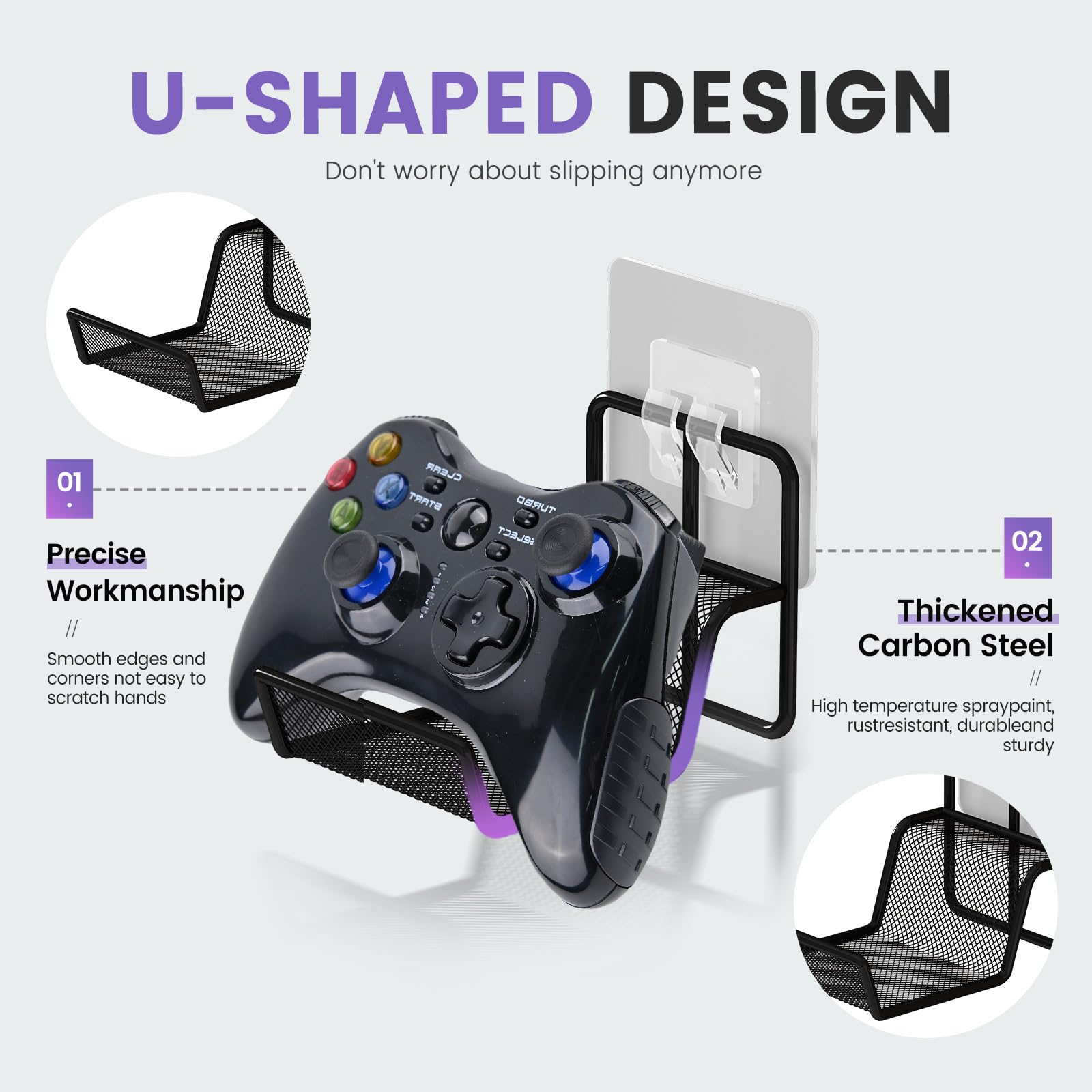 Amazon.com: WOCHUANGSI 2 Pcs Black Switch Controller Holder for 