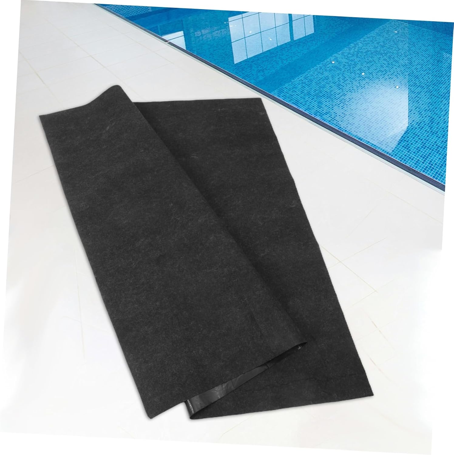 Toyvian Convenient Inflatable Hot Tub Mat Water Absorbent Spa Floor Mat for Outdoor Use Noise Reduction and Robust Construction for Swimming Pools and Hot Tubs