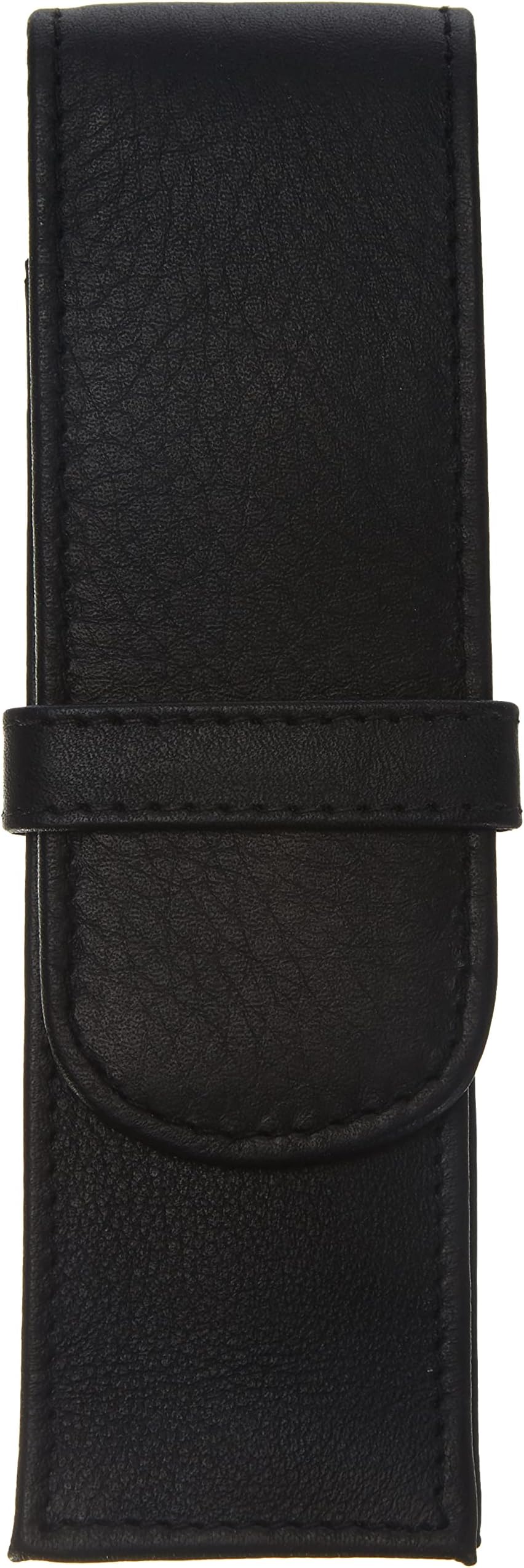 Alassio 2610 Pen Case For 2 Pens Leather Black 2610