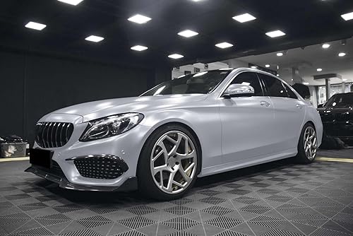 Miniatura 9 de Lámina adhesiva de vinilo mate de 12 x 60 pulgadas (1 pie x 5 pies) mate metálico satinado y plateado para auto, lámina de calcomanías para