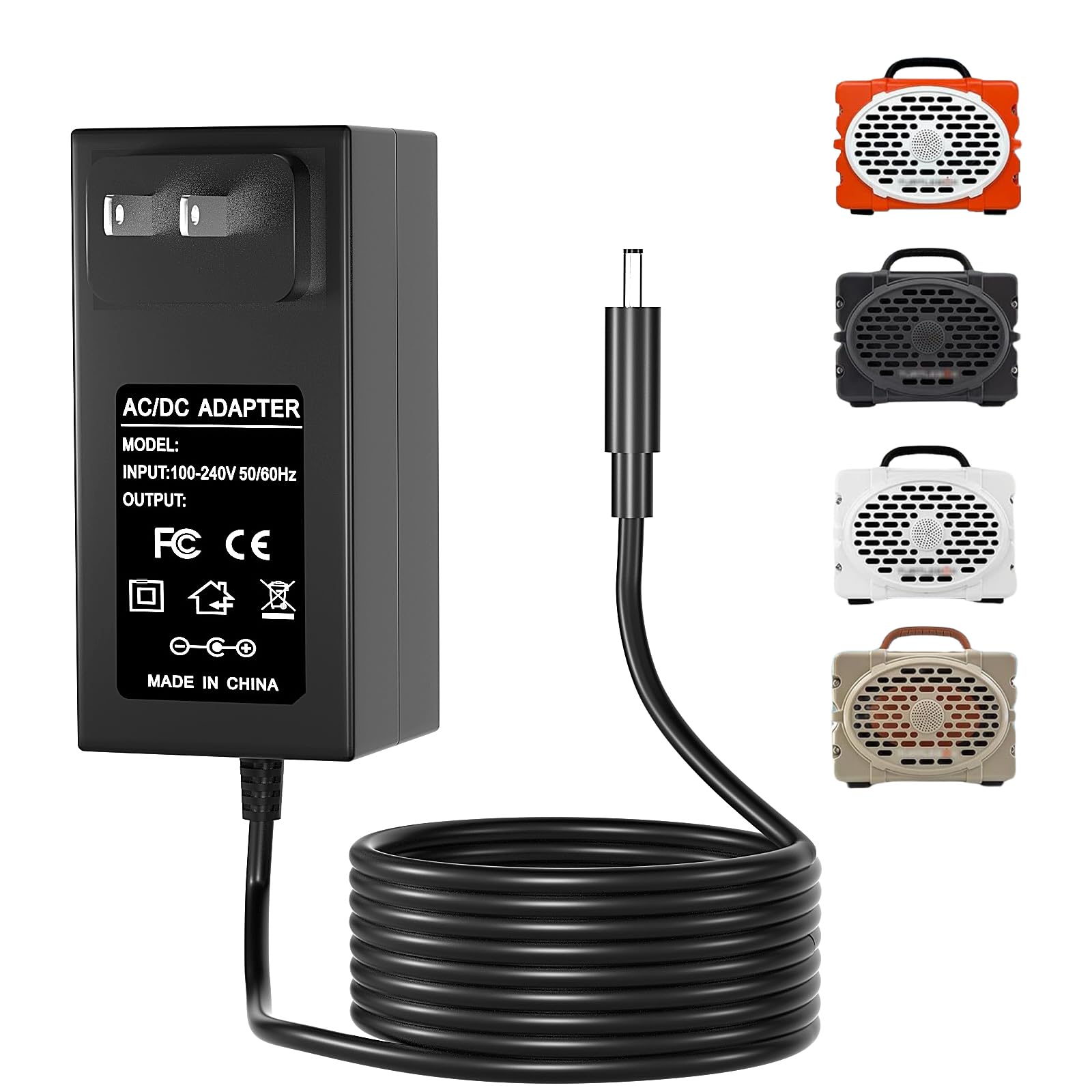 Amazon.com: for Turtlebox Speaker Charger,15V 3A Power Supply
