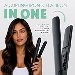 MINT Ceramic Flat Iron Hair Straightener | Professional Hair Straightener for Smooth, Frizz-Free Styles | Best Flat Iron Hair Straightener with Ionic Ceramic Plates | Hair Iron Straightener for All Hair Types