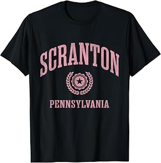 Scranton PA Vintage College Sports Design T-Shirt