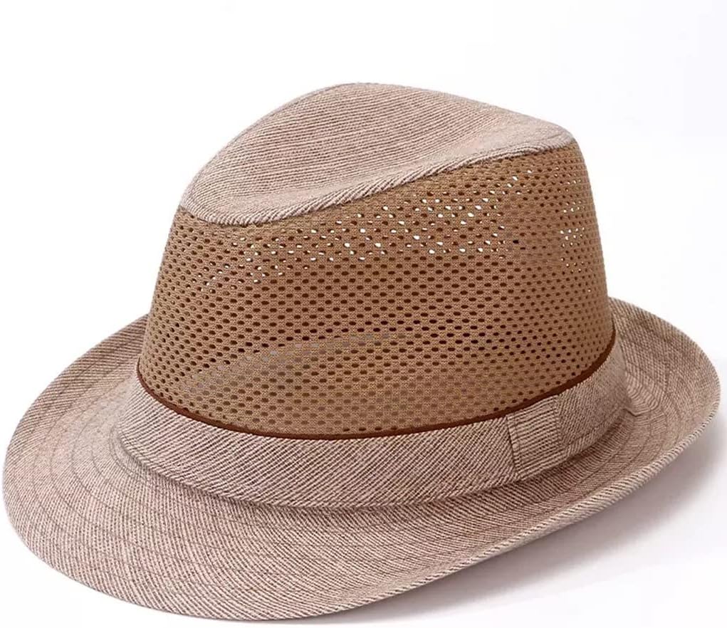Men's hat Sunscreen for Middle-Aged and Elderly Breathable Cool Mesh