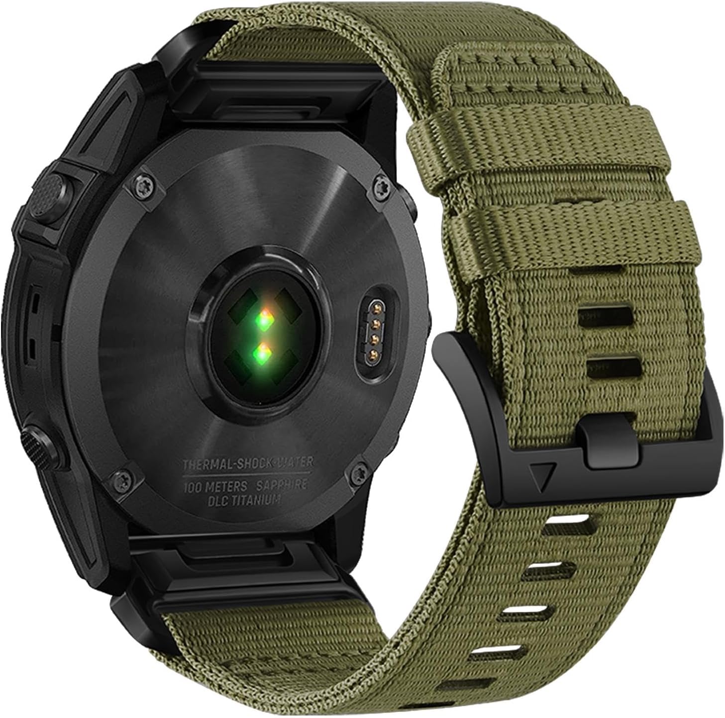 Upgraded Quick Fit 22mm Nylon Watch Bands for Garmin Fenix 7 / Fenix 6 / Fenix 5 / EPIX Pro 47mm, Adjustable Woven Webbing Sports Strap with Stainless Steel Clasp for Forerunner 955, MARQ