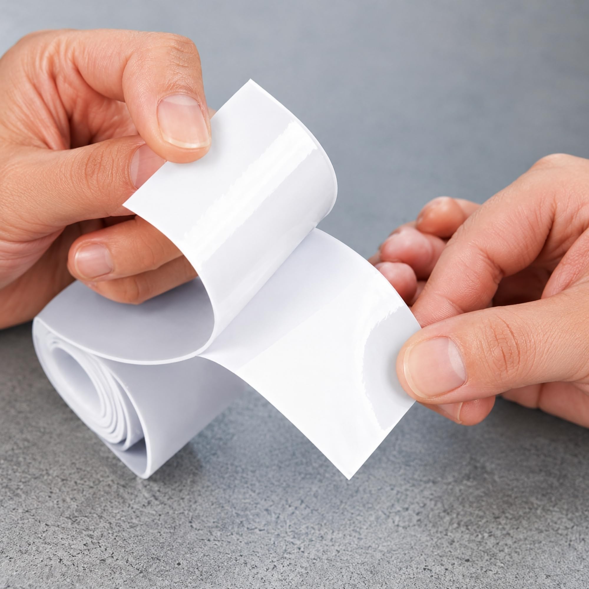 Calessier 3,2 m Sızdırmazlık Bandı, Kendinden Yapışkanlı Su Geçirmez PVC Kenar Bandı, Mutfak Banyo Fayans Derz Boşlukları İçin Su Sızdırmazlık Şeridi
