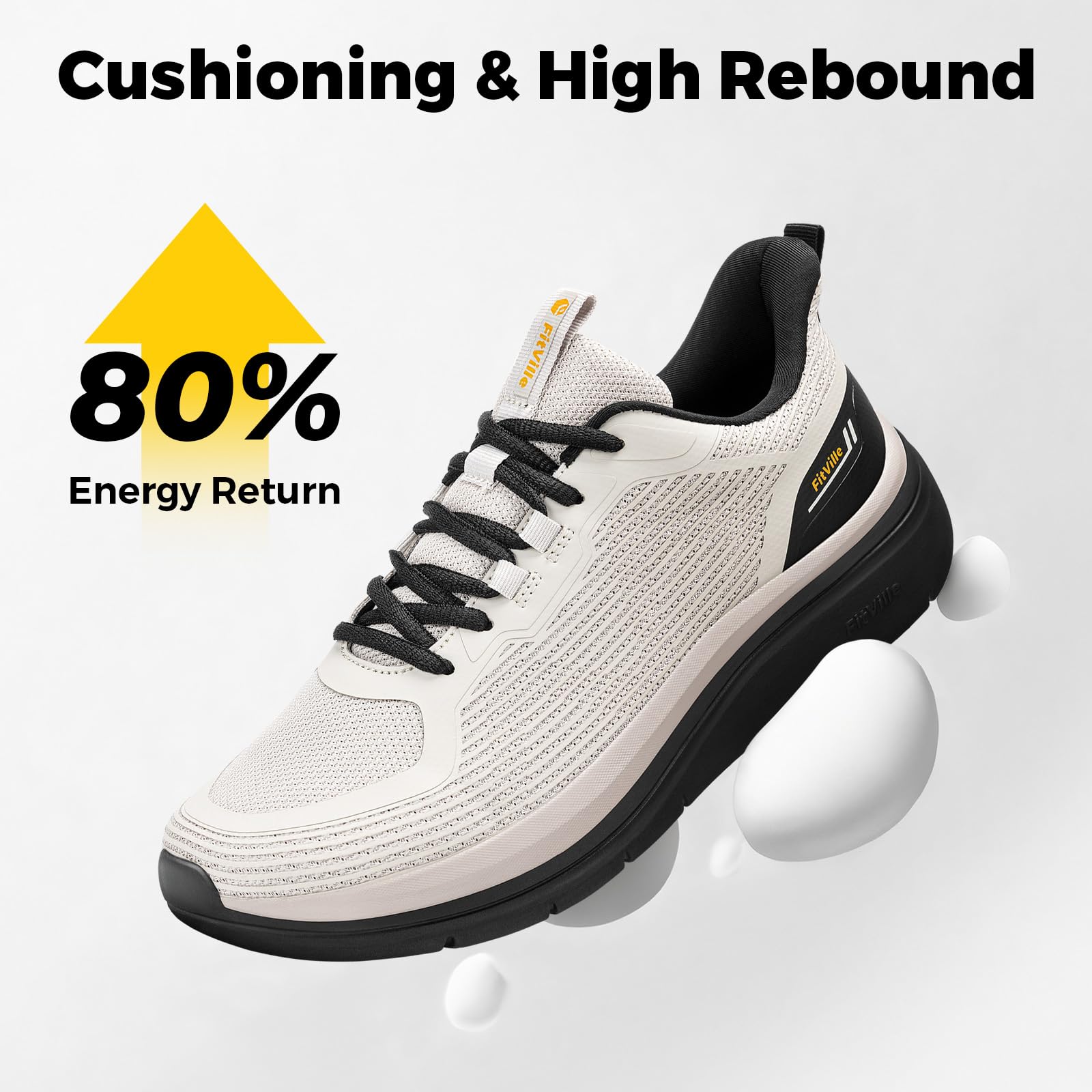 FitVille Extra Weit Sneaker Herren Leichte Walkingschuhe Atmungsaktive Turnschuhe Bequeme dämpfung rutschfeste Sportschuhe