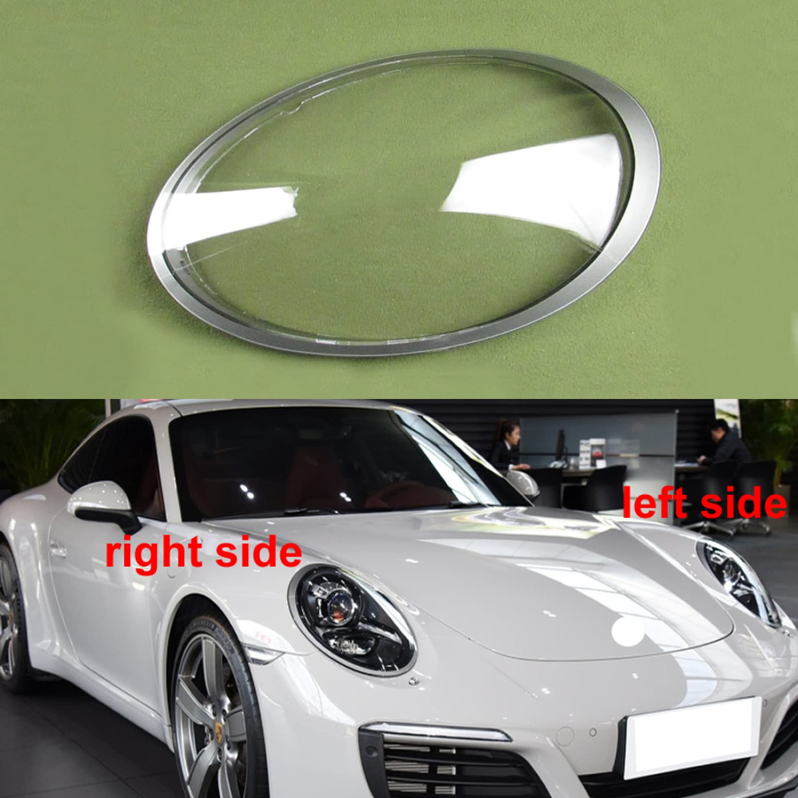 Couvercle De Phare Transparent Pour Porsche 911 991 (2012-2018) - Protection Contre Les Chocs, Poussière Et Eau - Améliore L'apparence