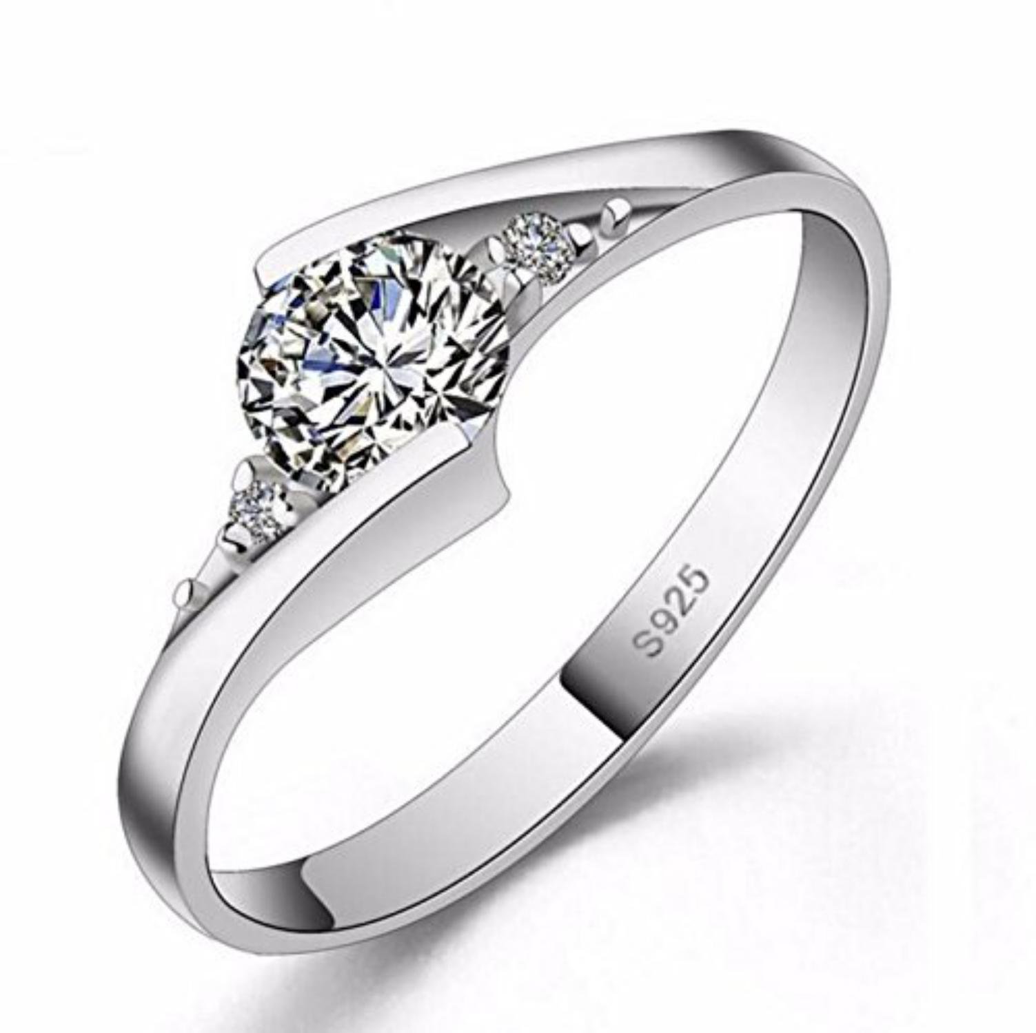MYKI Sizzling Solitaire Adjustable Ring For Women & Girls Swarovski Crystal Rosegold Plated Ring (B08YWVQV9J) Amazon Price History, Amazon Price Tracker
