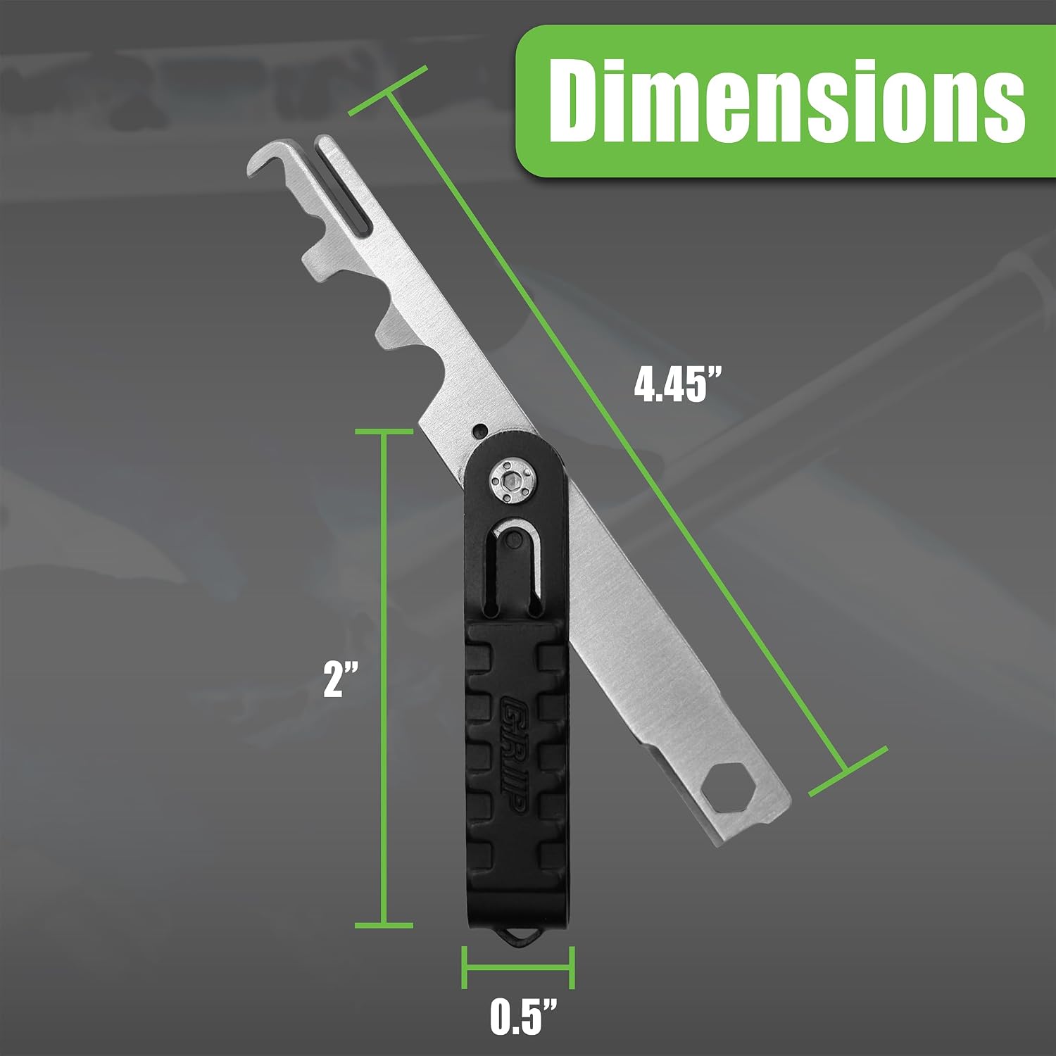 Grip Carbon Multi-Scraper - Clean Major Bolt Carrier Parts: Firing Pin, Carrier, Cam Pin - .223/5.56 MSR - Gunsmithing Cleaning Rebuild and Maintenance
