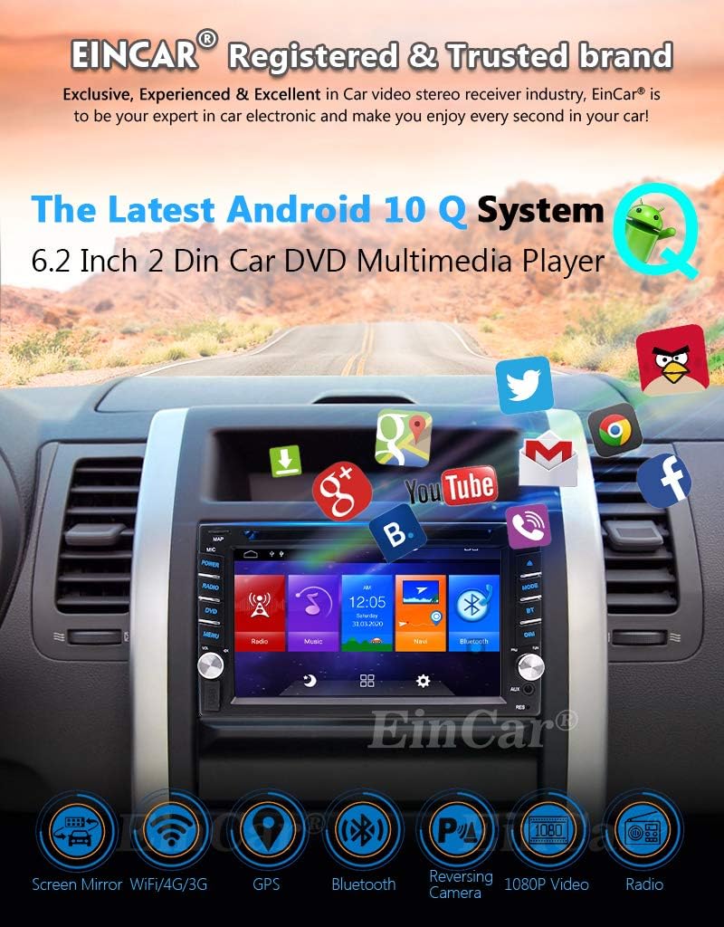 Uр Tо 50% оƒƒ Newest Car Stereo Android 10.0 System Double 2 Din Car DVD Player Capacitive Touch Screen Head Unit GPS Navigation WiFi 1080P Bluetooth Mirror Link FM/AM RDS Radio Video SWC Wireless Backup Camera Flаѕh Dеаlѕ - 50% оƒƒ Newest Car Stereo Android 10.0 System Double 2 Din Car DVD Player Capacitive Touch Screen Head Unit GPS Navigation WiFi 1080P Bluetooth Mirror Link FM/AM RDS Radio Video SWC Wireless Backup Camera