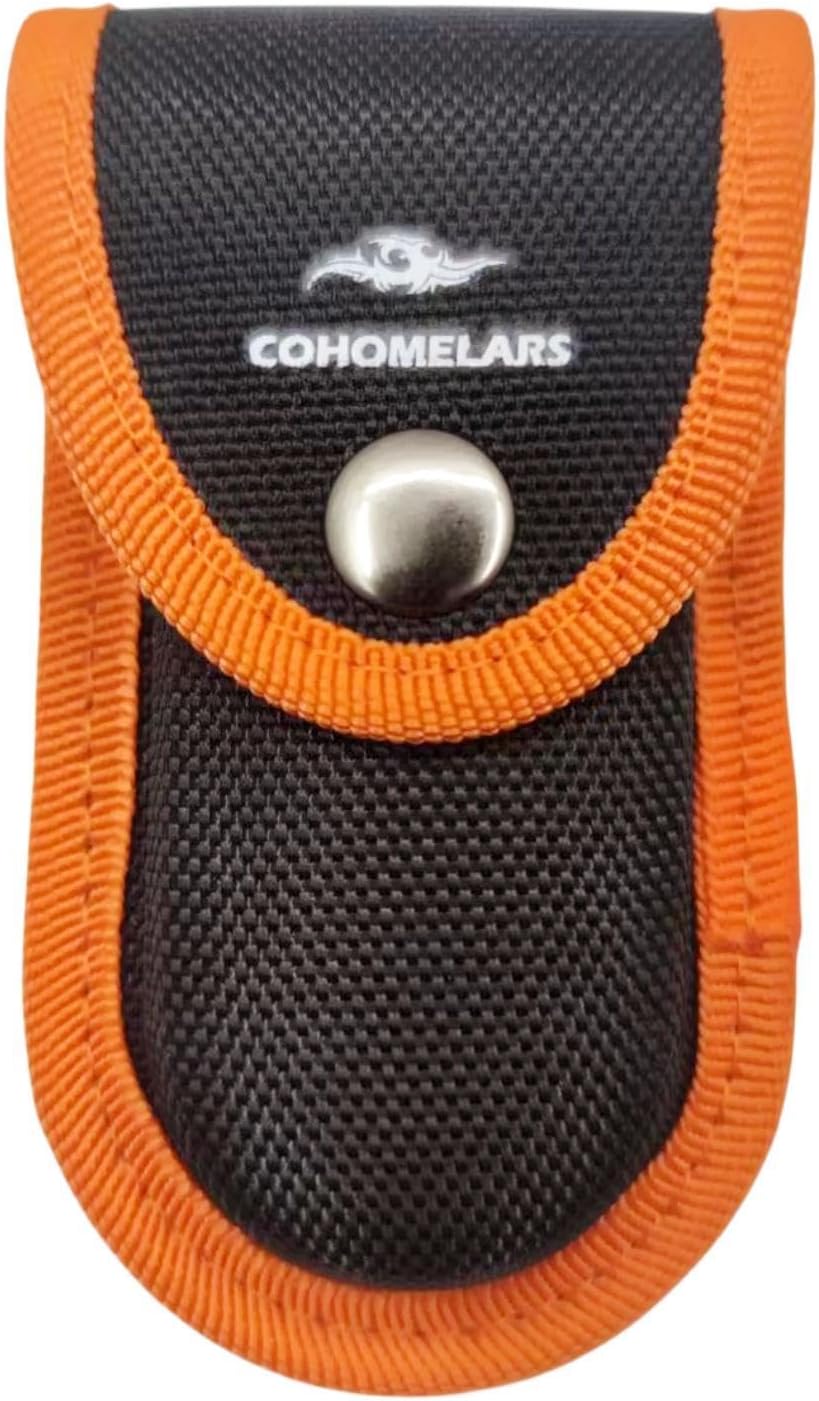 Nylon Sheath (Extra Small Size) for 3.5''-4'' Leatherman Multitool, Horizontally Carry Small Knife Case Fits 3.5''-4'' Thick Folding Pocket Knife,Small Tool Pouch,EDC Belt Holder (Black)