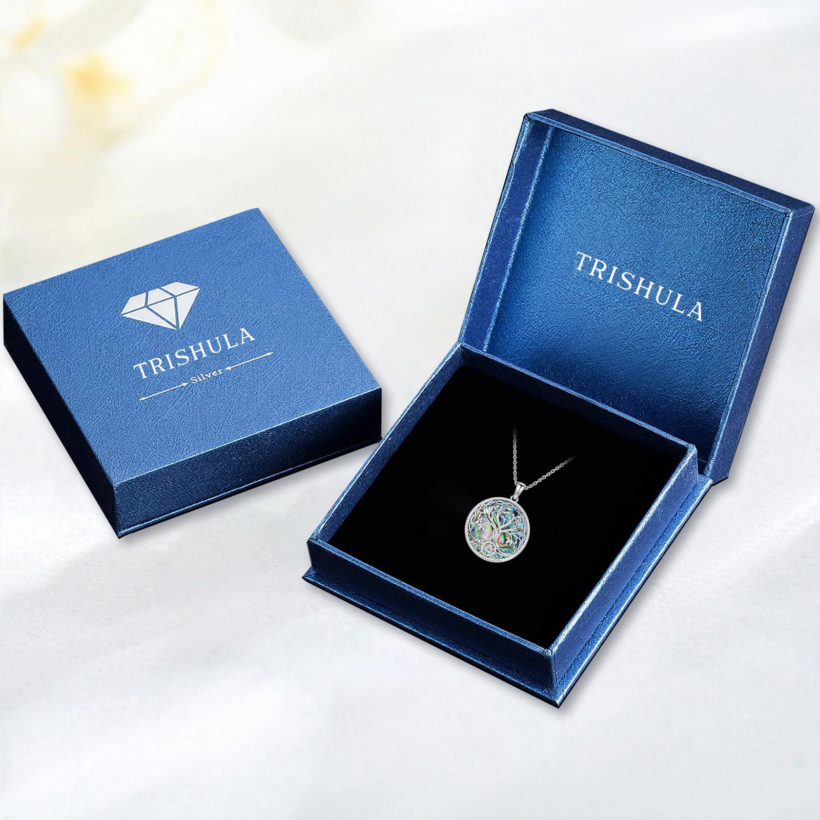 TRISHULA Fee Halskette 925 Sterling Silber Gänseblümchen Gänseblümchen Zirkonia Einzigartige Zierliche Niedliche Halskettes Schmuck Geschenke Für Frauen