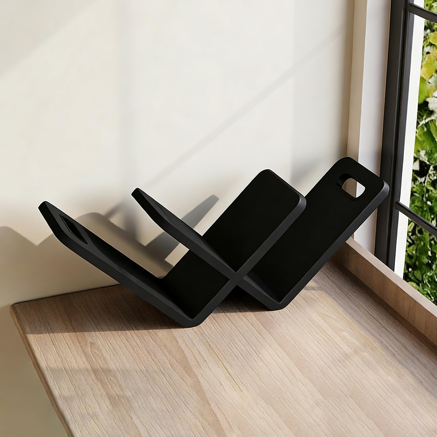 Organizer da scrivania in legno, libreria inclinabile da 60 cm, mensola da scrivania retrò per casa, ufficio, camera da letto e studio, soluzione versatile